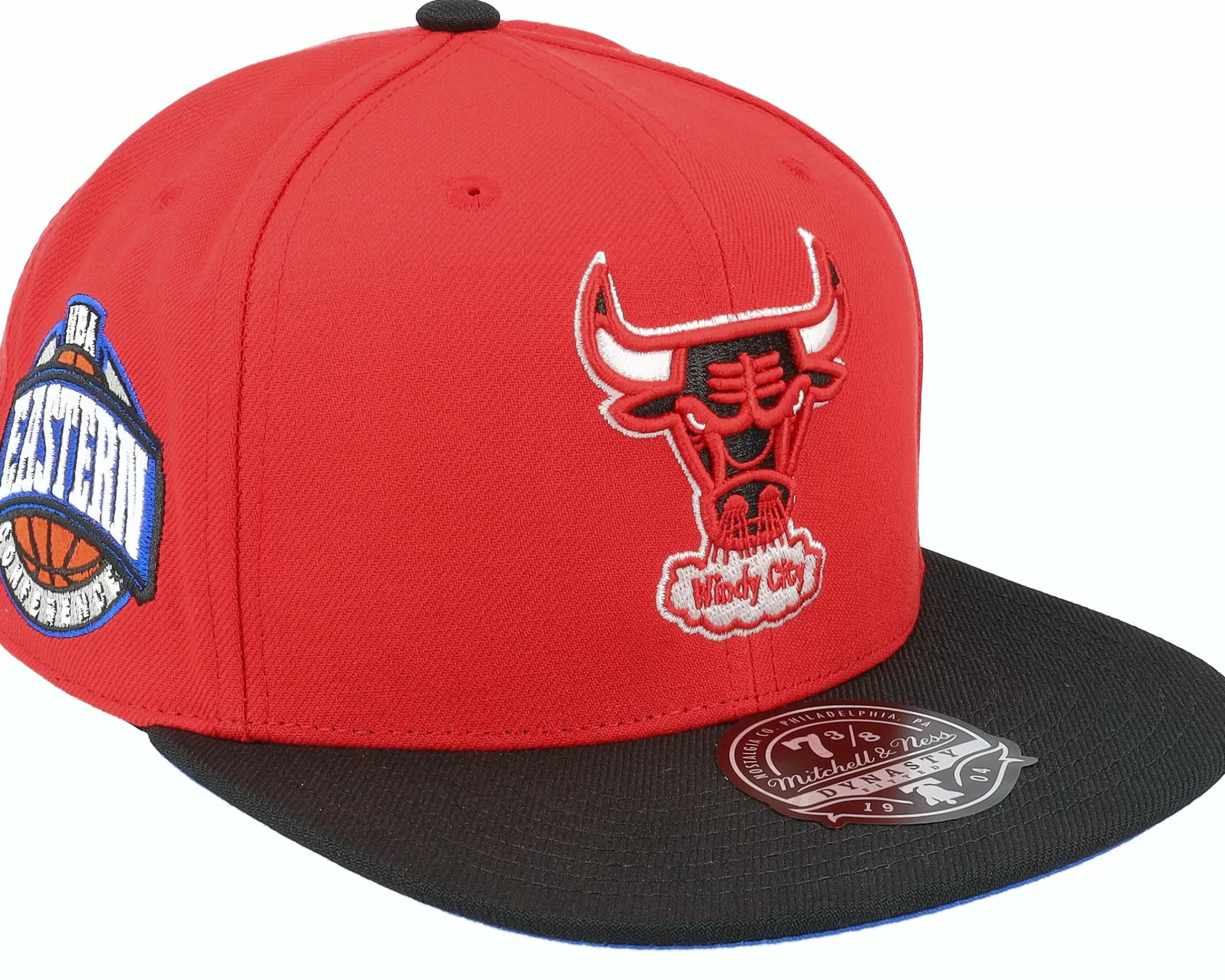 Mitchell & Ness Chicago Bulls Coast2Coast Red/Black Fitted - -Unisex Fitted