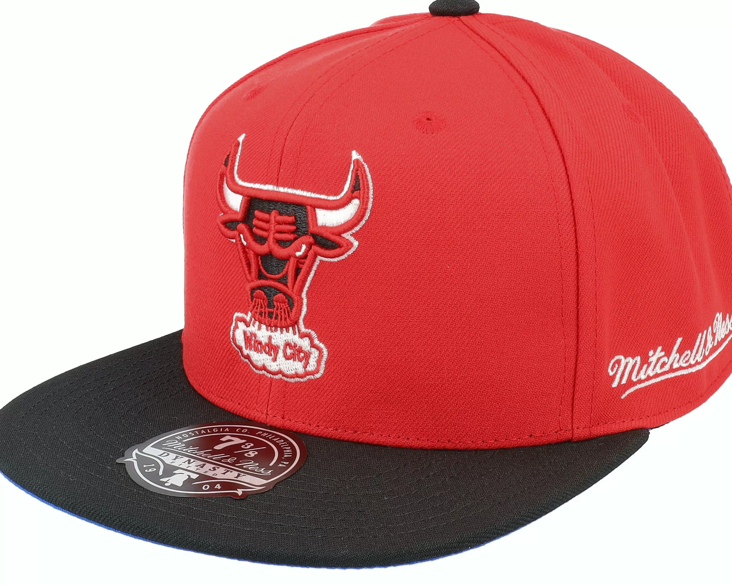 Mitchell & Ness Chicago Bulls Coast2Coast Red/Black Fitted - -Unisex Fitted