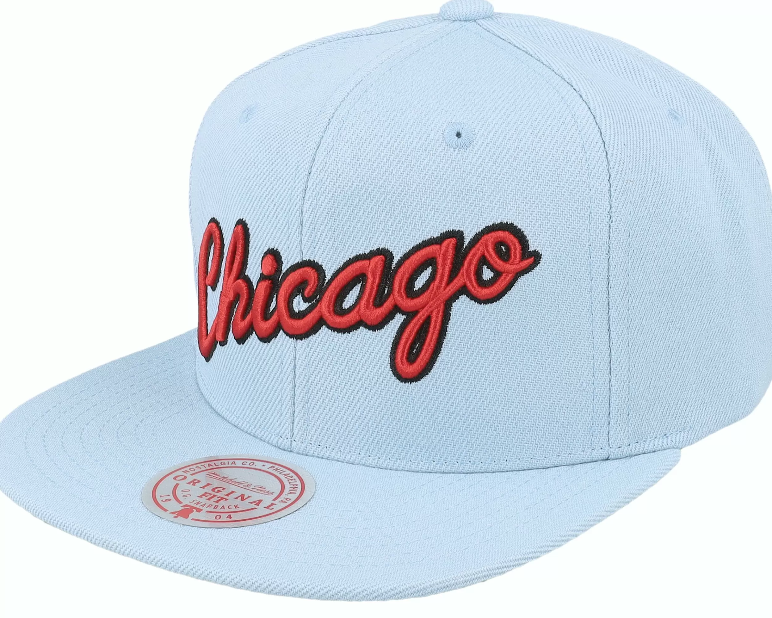 Mitchell & Ness Chicago Bulls Core Basic Light Blue Snapback - -Unisex Snapback