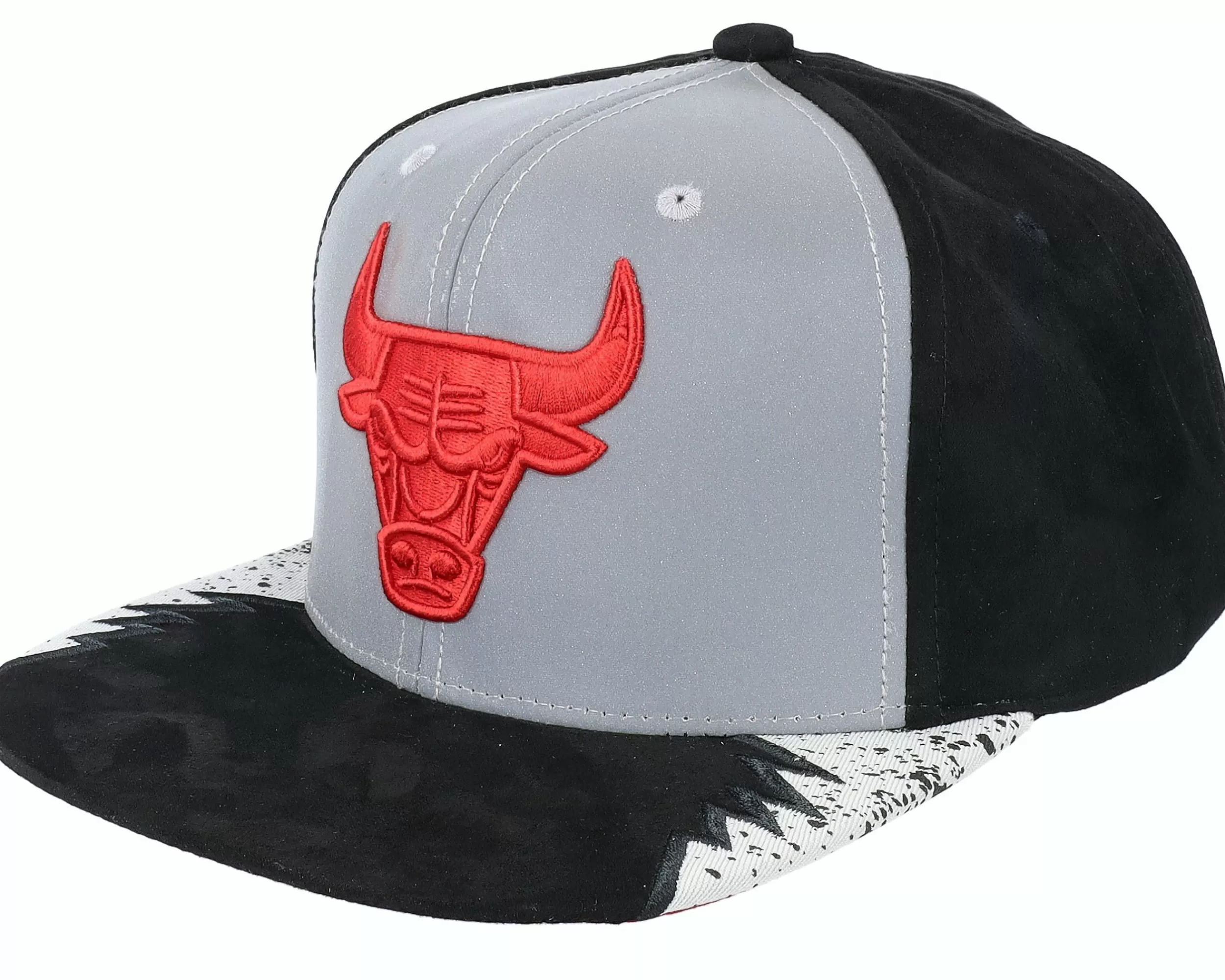 Mitchell & Ness Chicago Bulls Day 5 Grey/Black Snapback - -Unisex Snapback