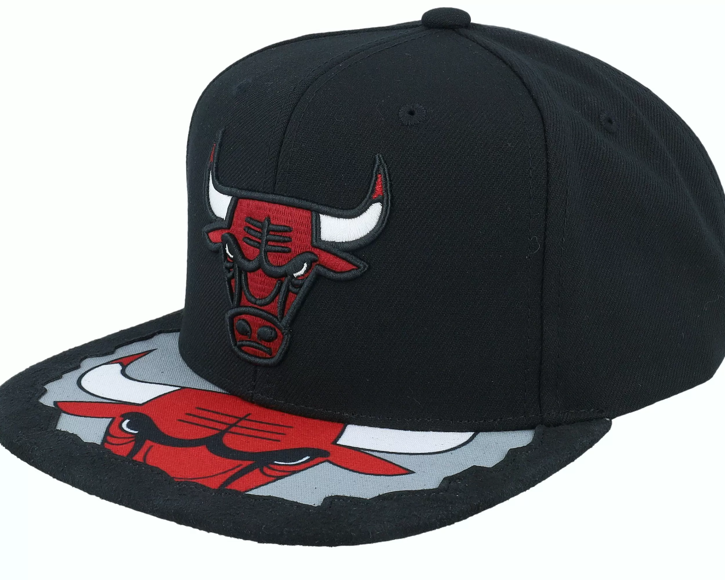 Mitchell & Ness Chicago Bulls Munch Time Black Snapback - -Unisex Snapback