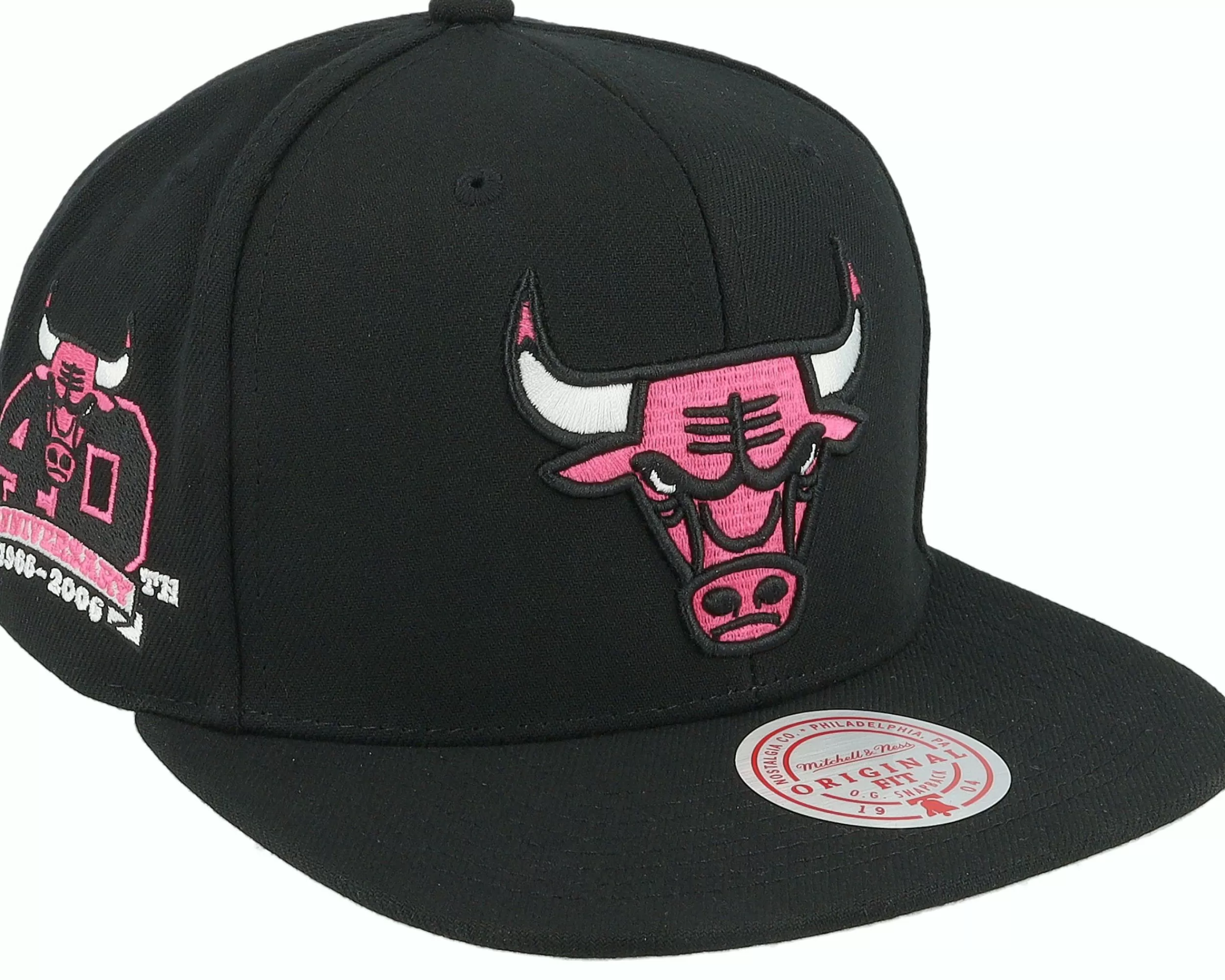 Mitchell & Ness Chicago Bulls Neon Tropical Black Snapback - -Unisex Snapback