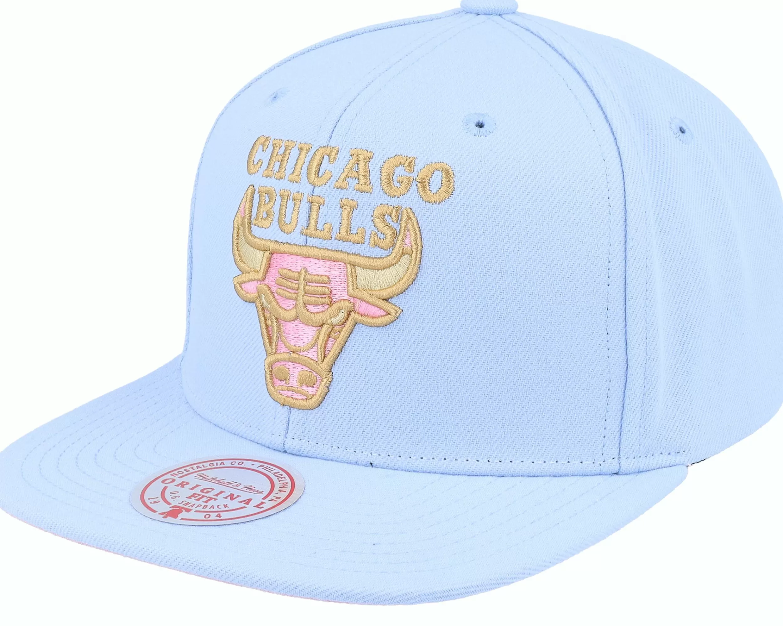 Mitchell & Ness Chicago Bulls Pastel Light Blue/Blue Snapback - -Unisex Snapback