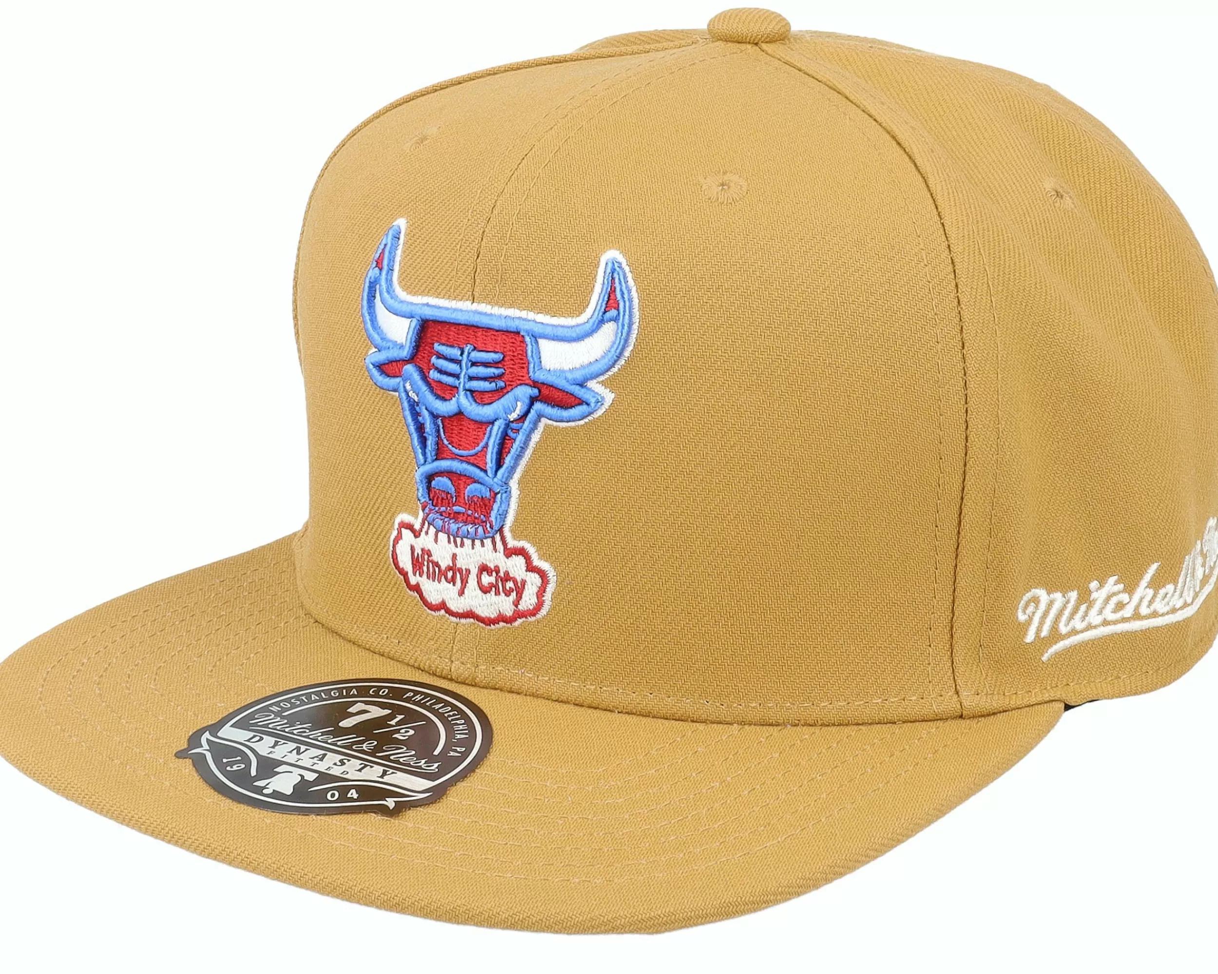 Mitchell & Ness Chicago Bulls Sand And Sky Tan Fitted - -Unisex Fitted