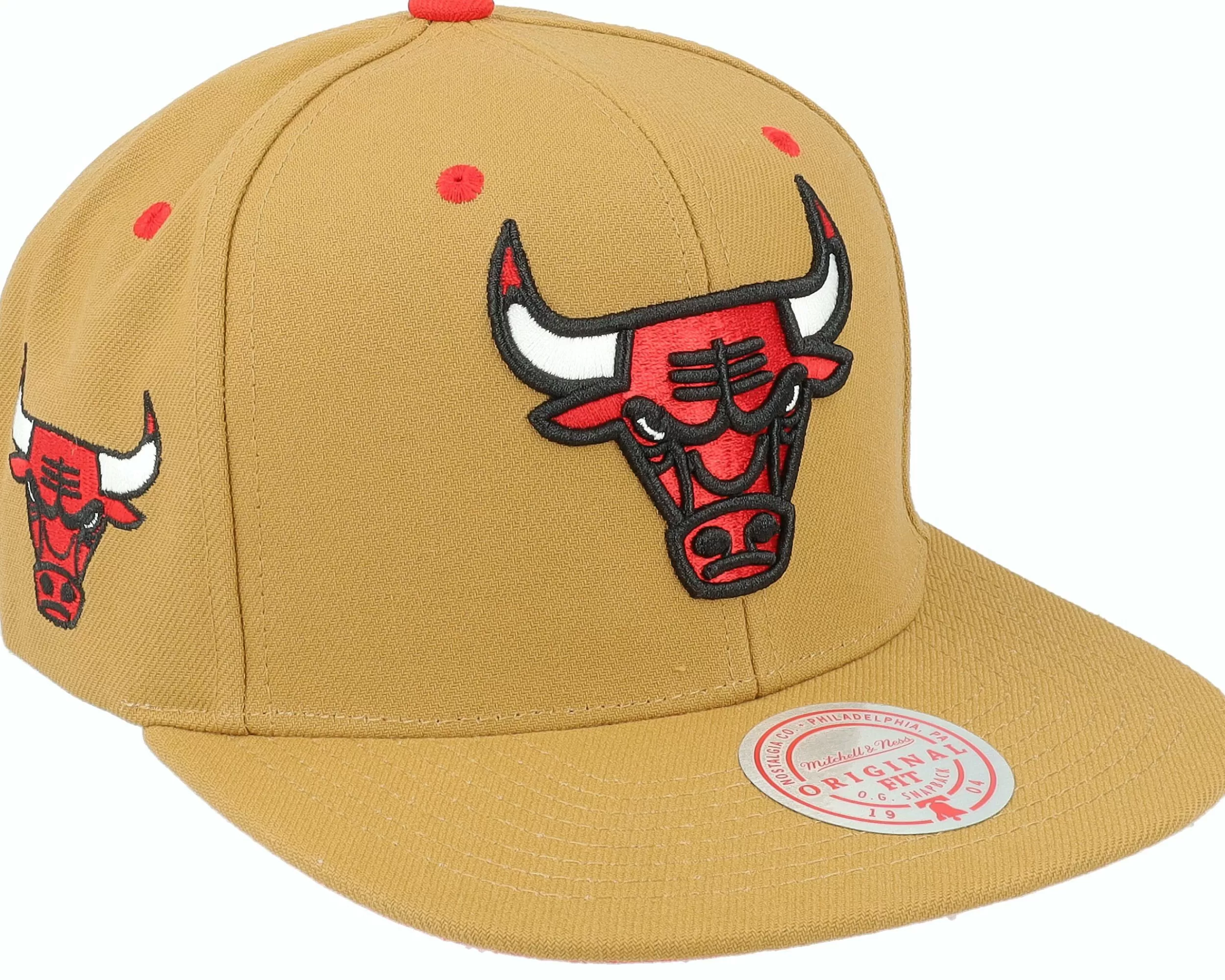 Mitchell & Ness Chicago Bulls Wheat Tc Tan Snapback - -Unisex Snapback