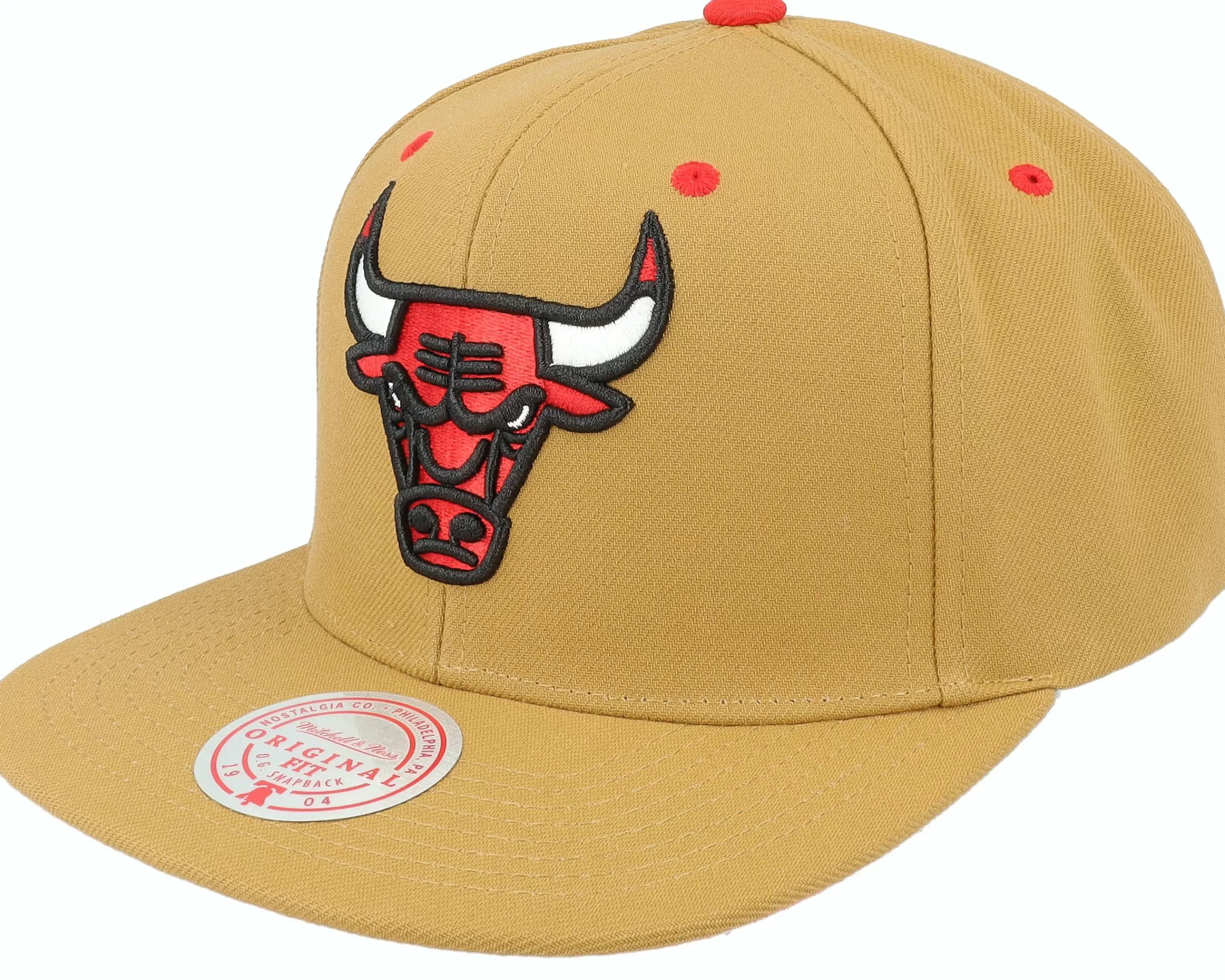 Mitchell & Ness Chicago Bulls Wheat Tc Tan Snapback - -Unisex Snapback