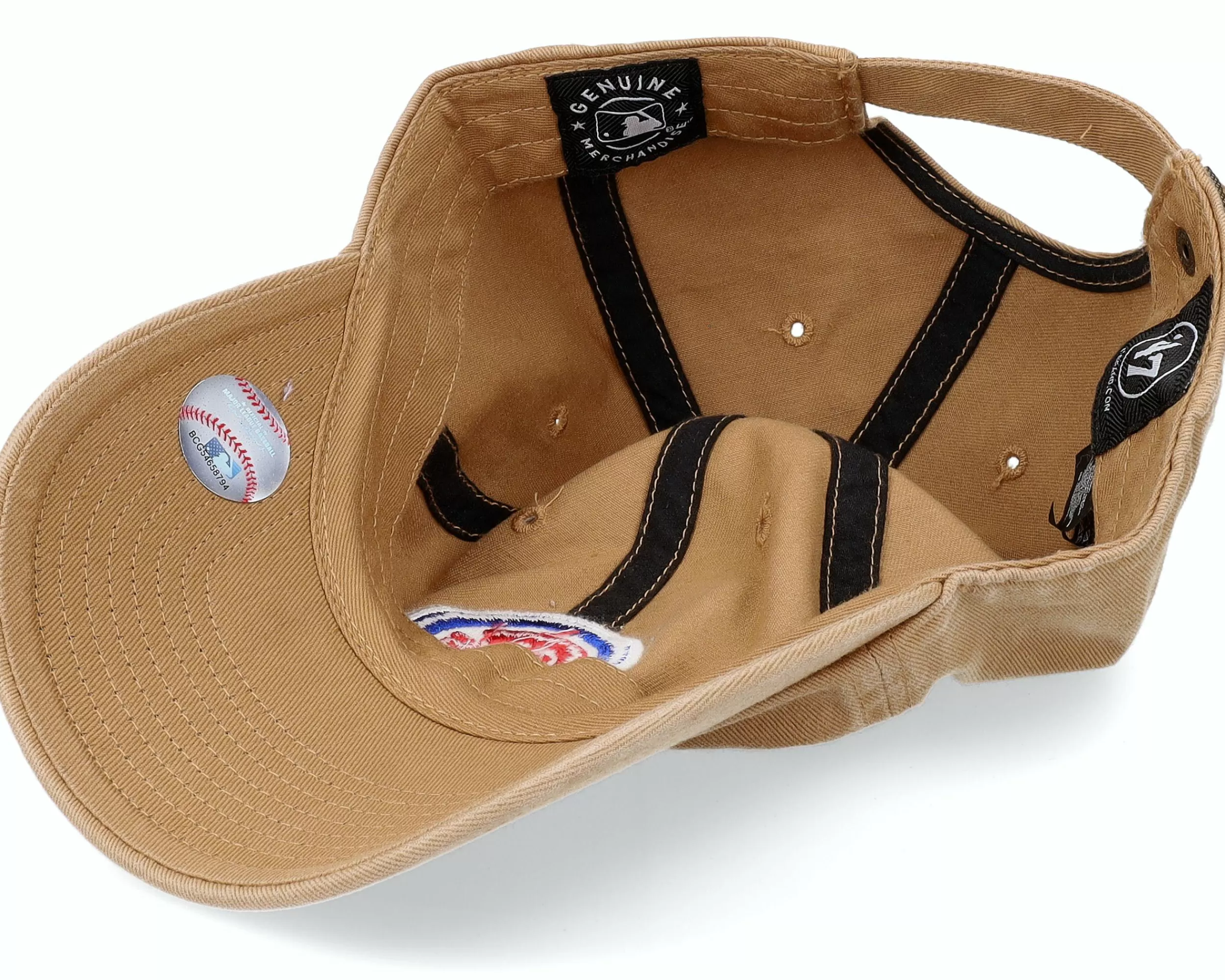 47 Brand Chicago Cubs Mlb Clean Up Camel Dad Cap - -Unisex Dad Cap