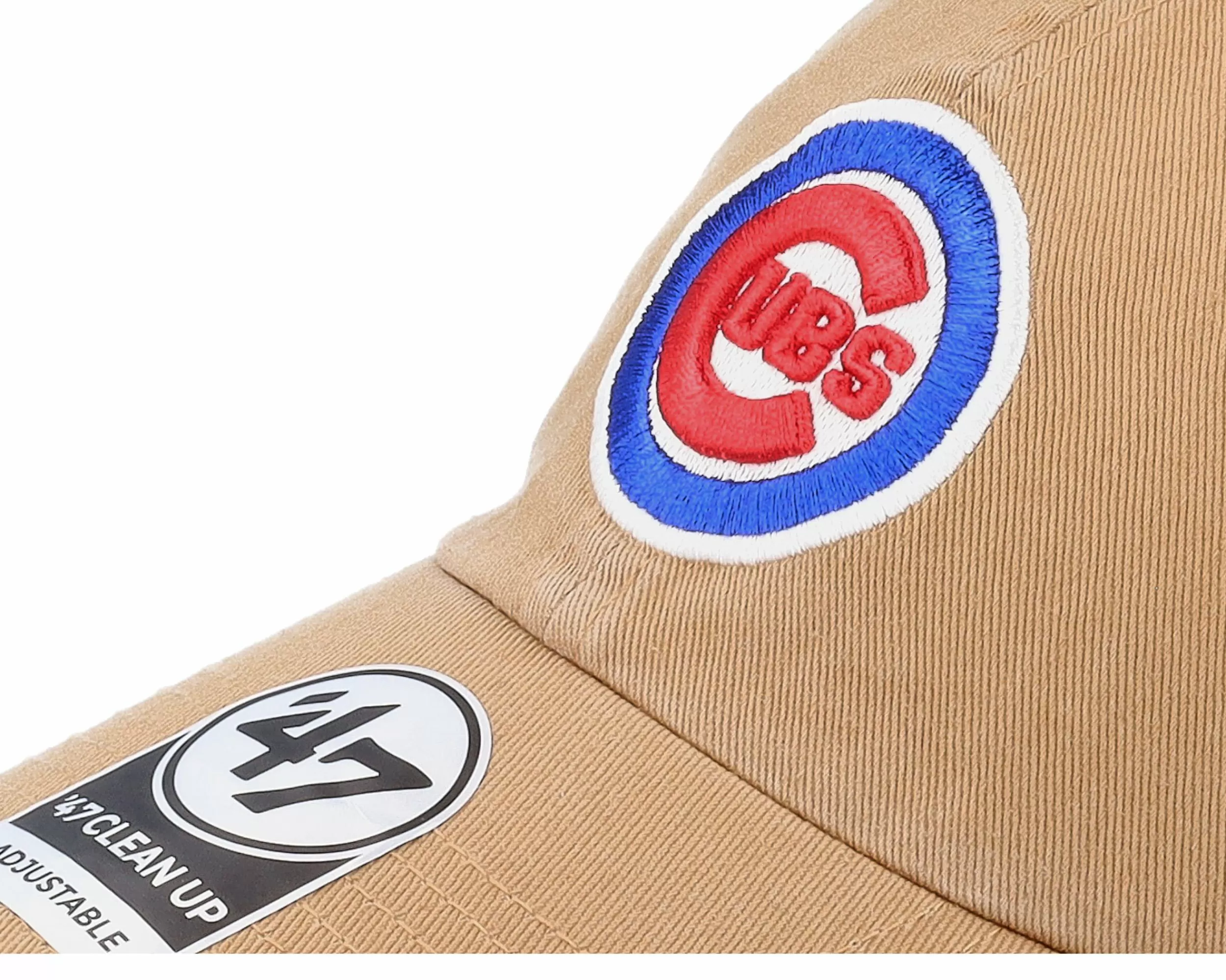 47 Brand Chicago Cubs Mlb Clean Up Camel Dad Cap - -Unisex Dad Cap