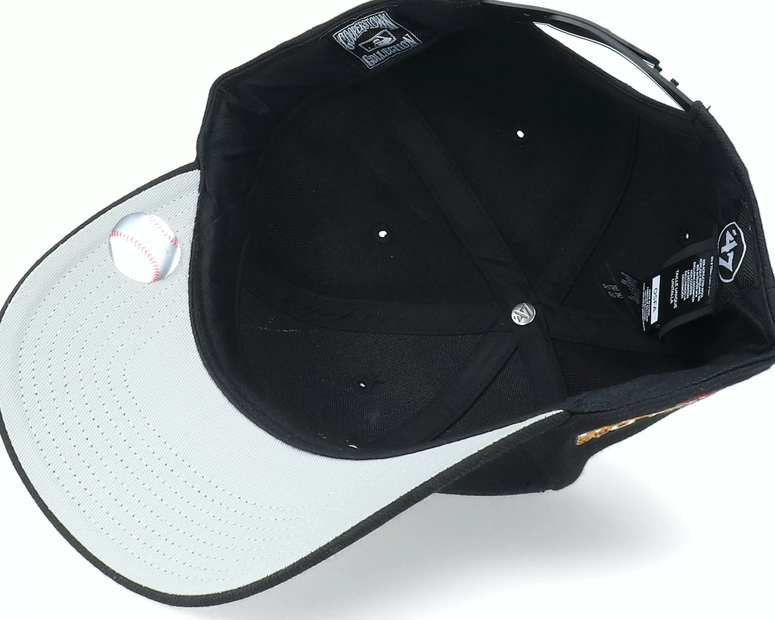 47 Brand Chicago White Sox Sure Shot Mvp Black Adjustable - -Unisex Adjustable