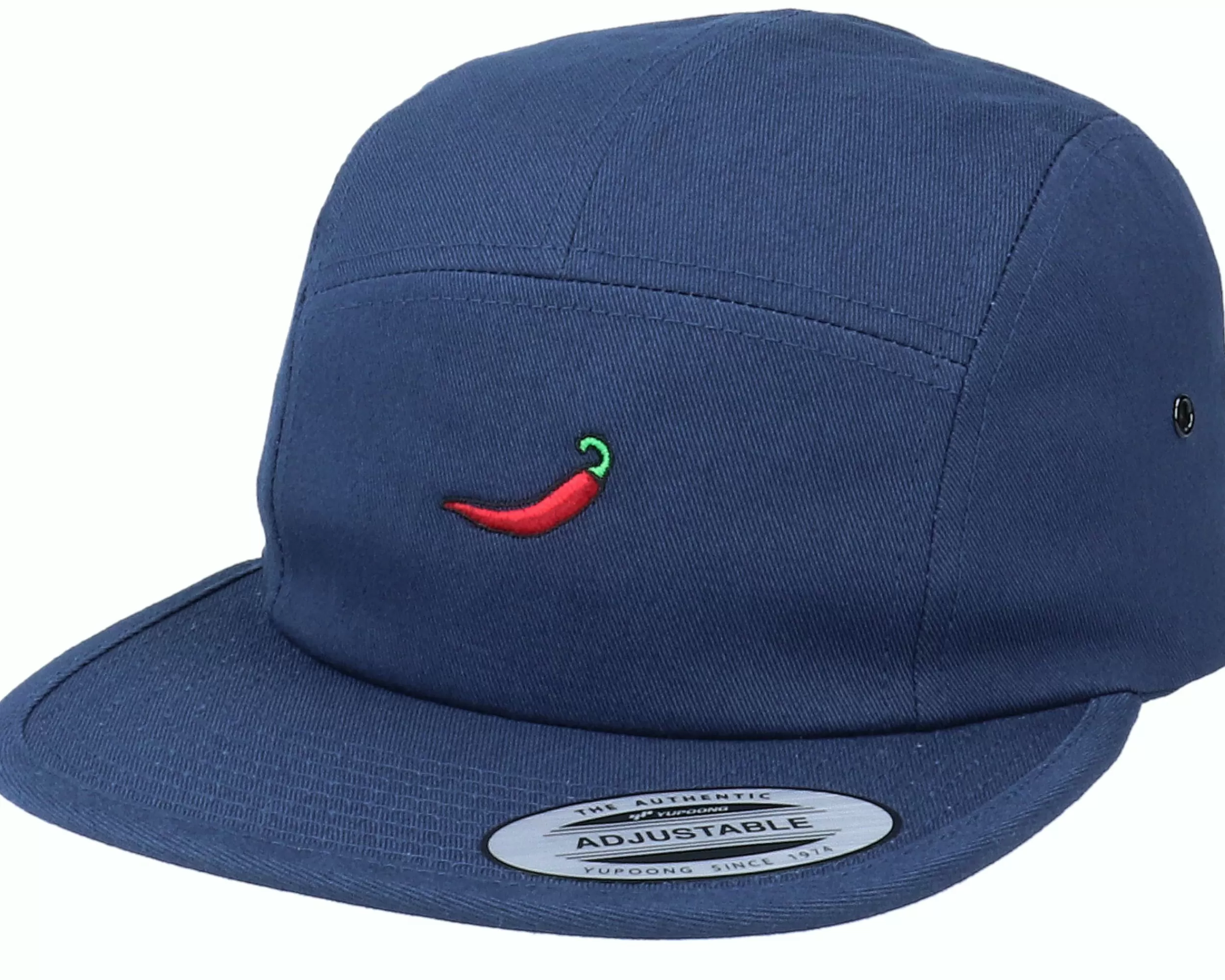 Iconic Chili Navy 5-Panel - -Unisex 5-Panel