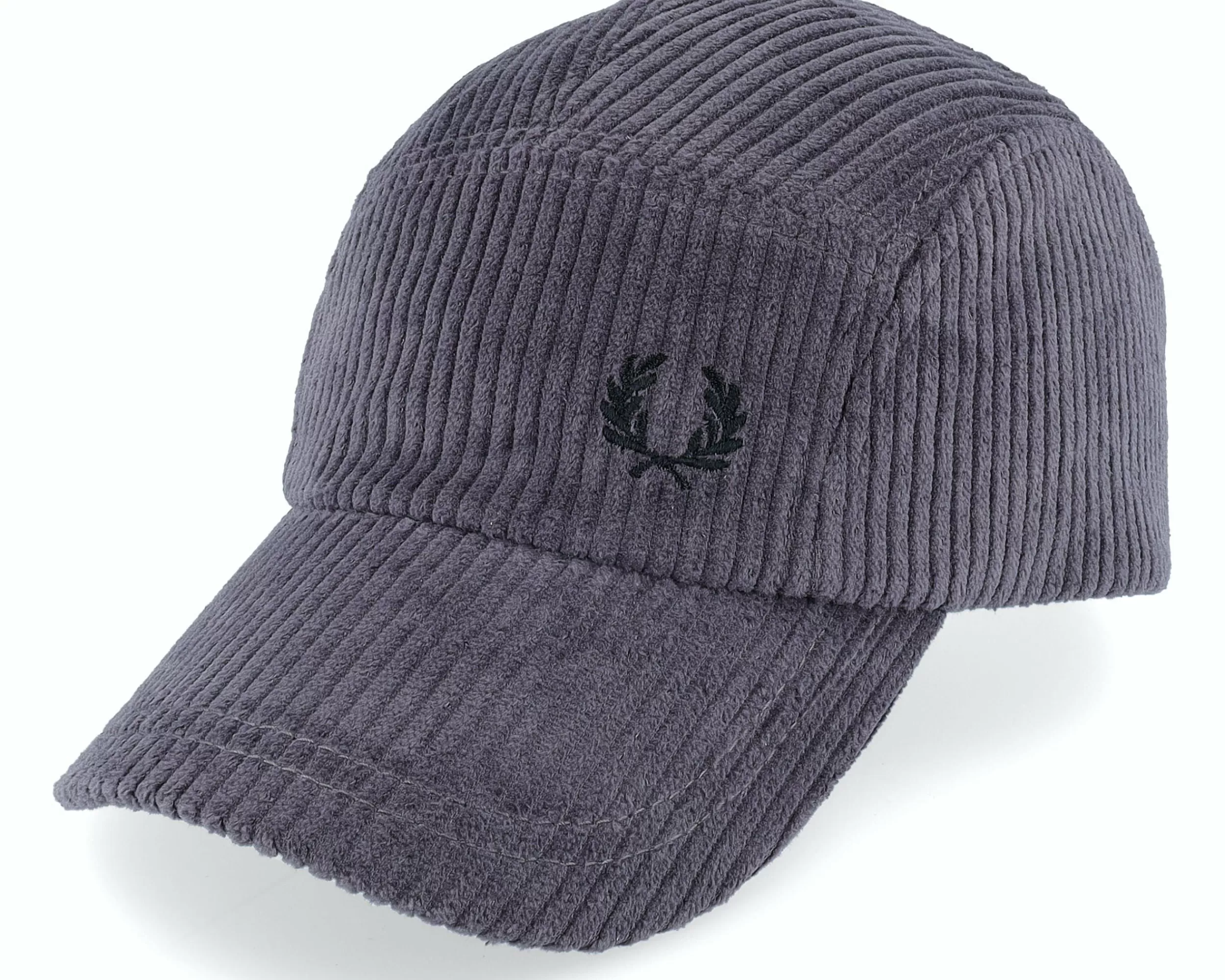 Fred Perry Chunky Corduroy Cap G85 Gunmetal 5-Panel - -Unisex 5-Panel