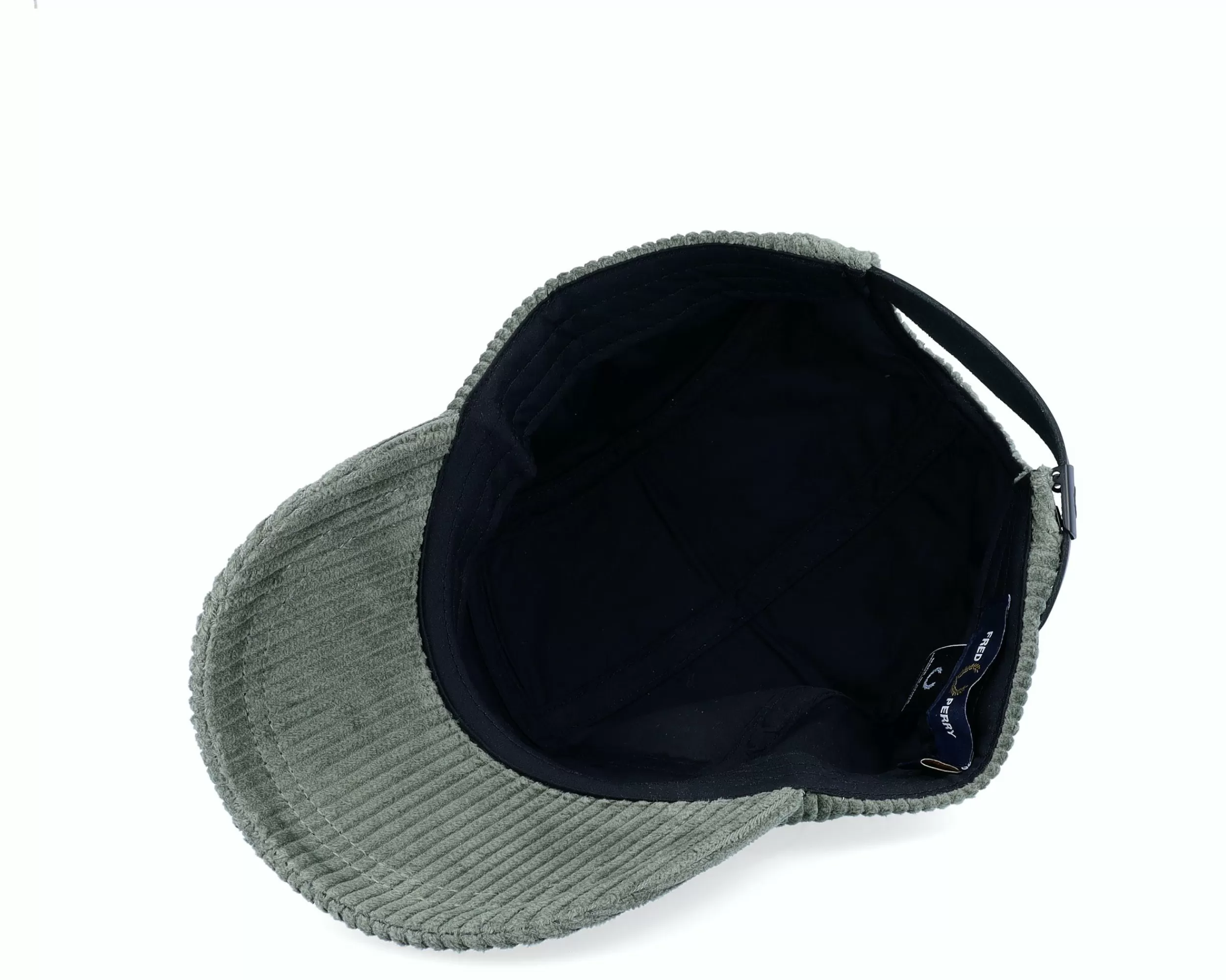 Fred Perry Chunky Corduroy Cap Q55 Uniform Green 5-Panel - -Unisex 5-Panel