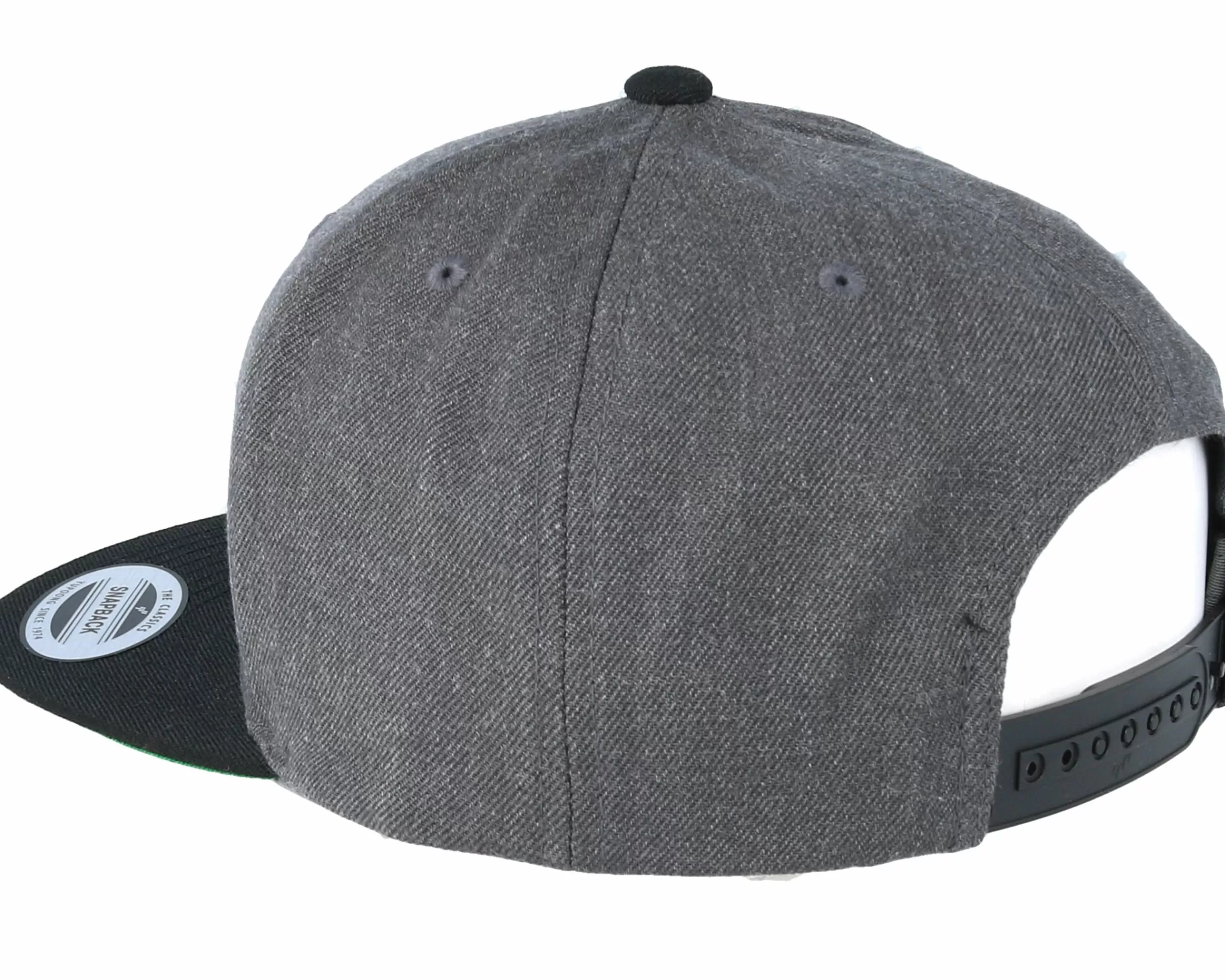 Yupoong Classic Charcoal/Black Snapback - -Unisex Snapback