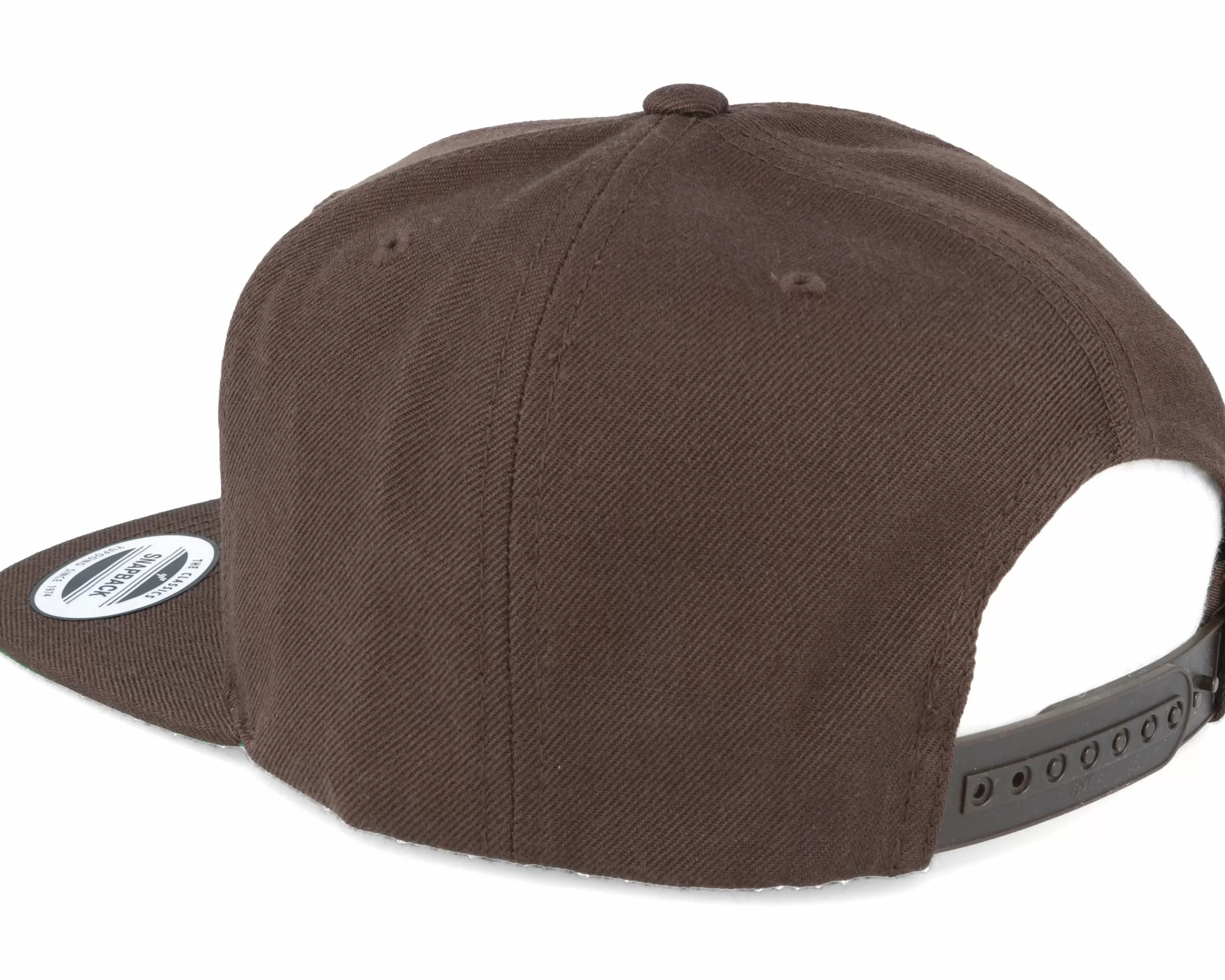 Yupoong Classic Dark Brown Snapback - -Unisex Snapback