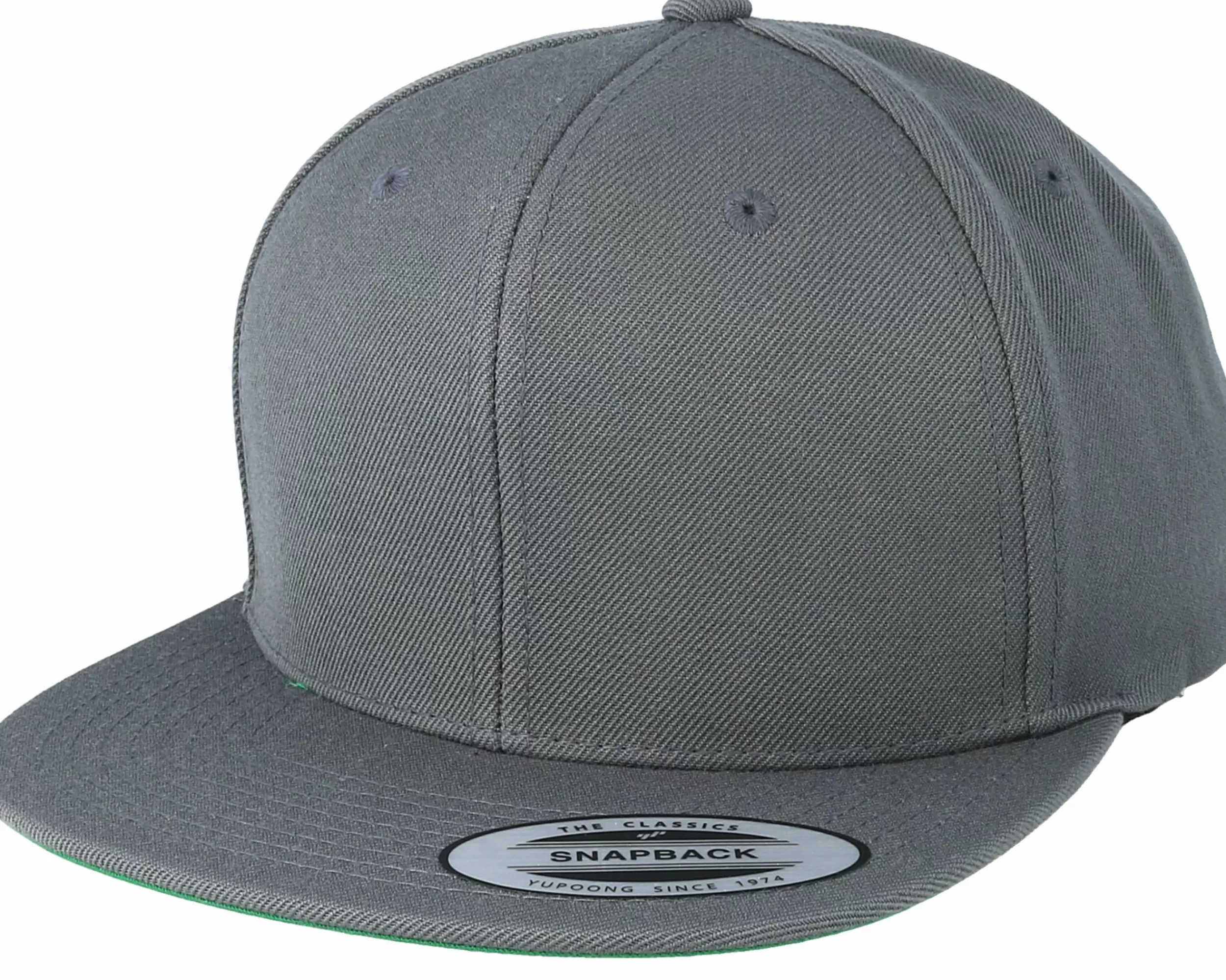 Yupoong Classic Dark Grey Snapback - -Unisex Snapback