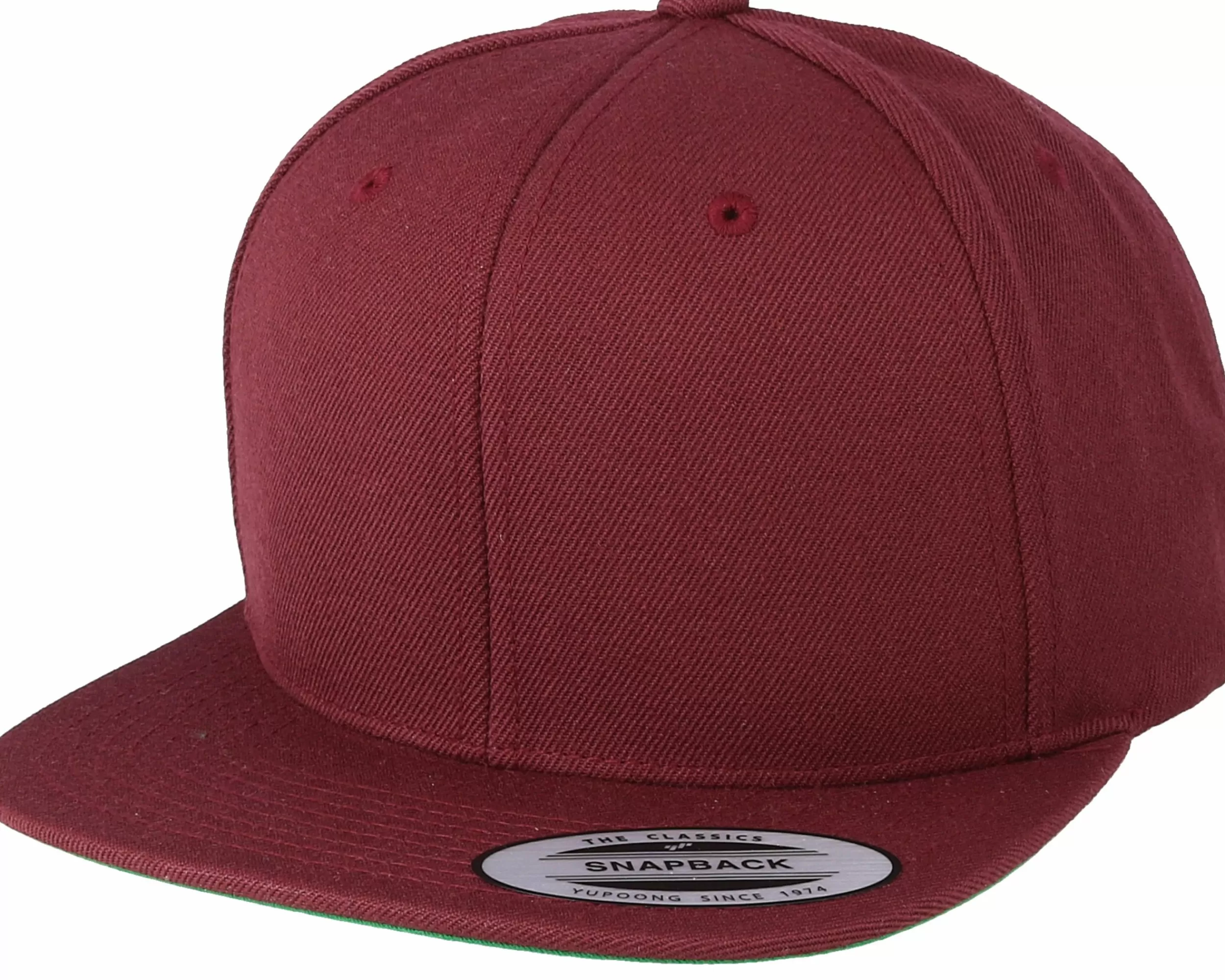 Yupoong Classic Maroon Snapback - -Unisex Snapback