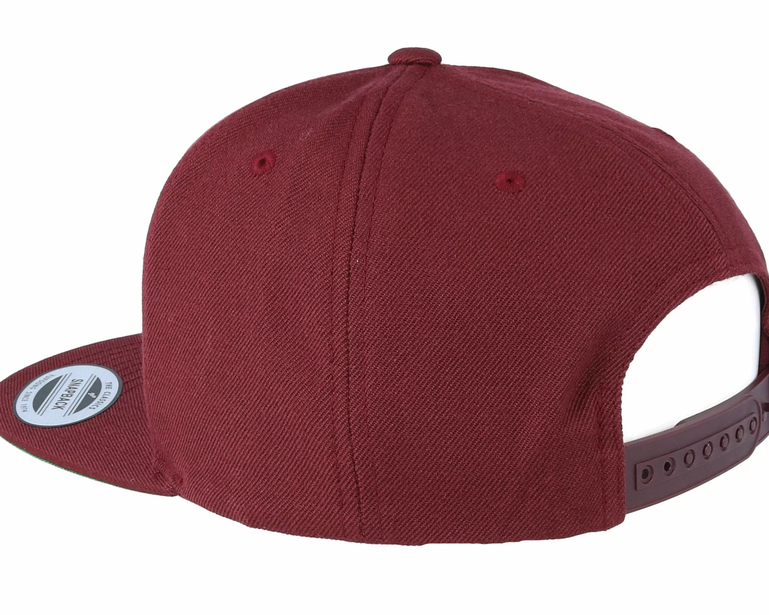 Yupoong Classic Maroon Snapback - -Unisex Snapback