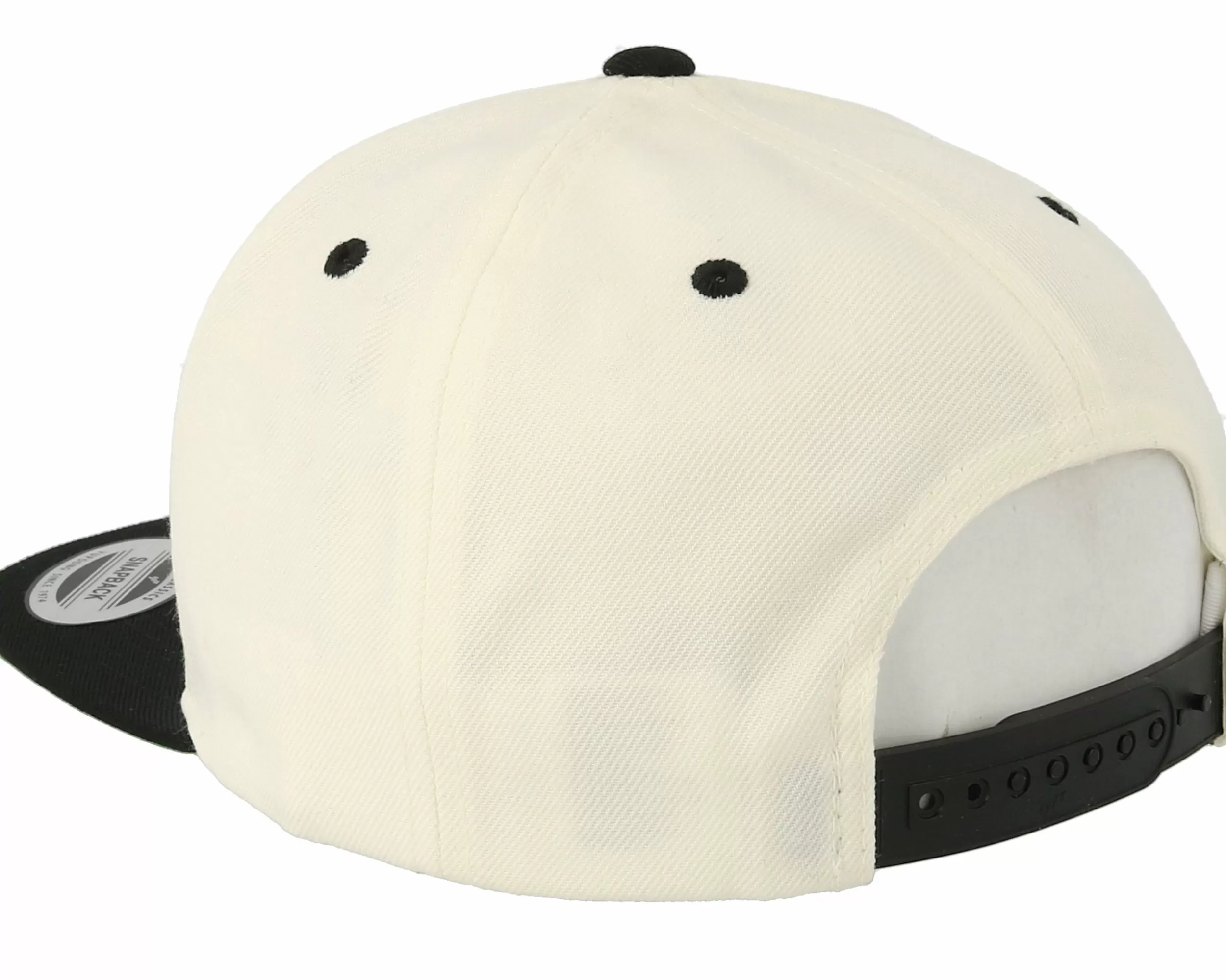 Yupoong Classic Natural/Black Snapback - -Unisex Snapback