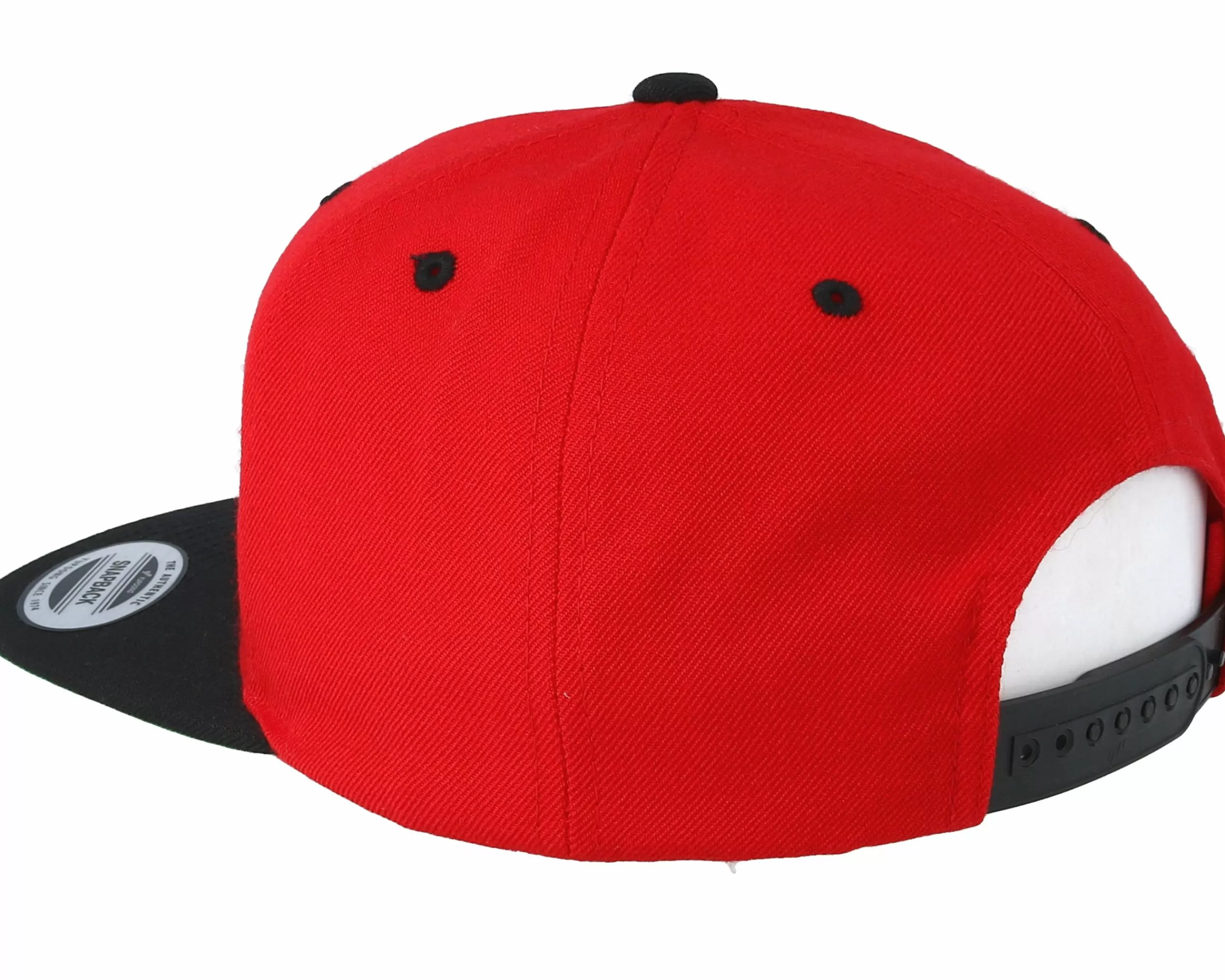 Yupoong Classic Red/Black Snapback - -Unisex Snapback