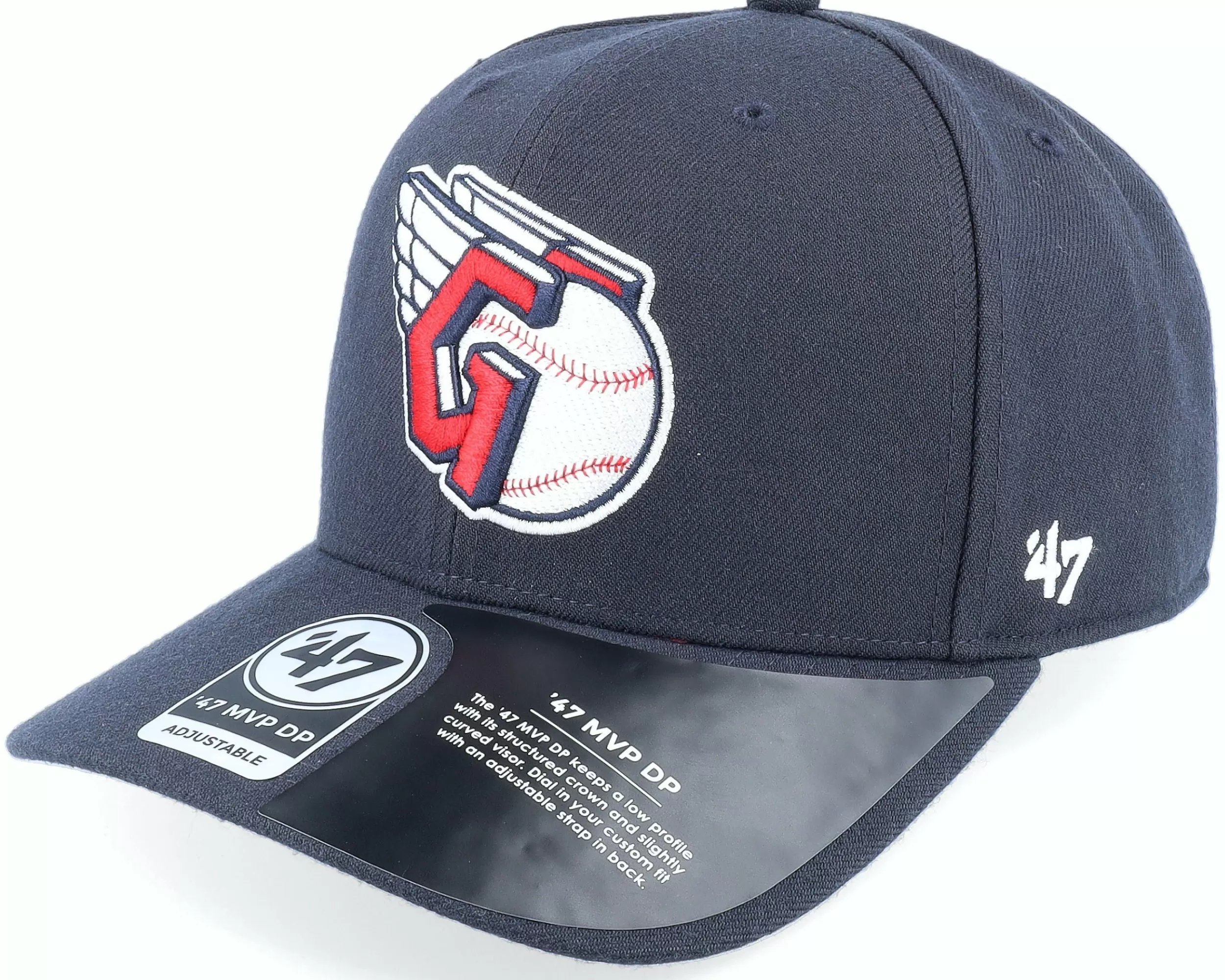 47 Brand Cleveland Guardians Cold Zone Mvp Navy Adjustable - -Unisex Adjustable