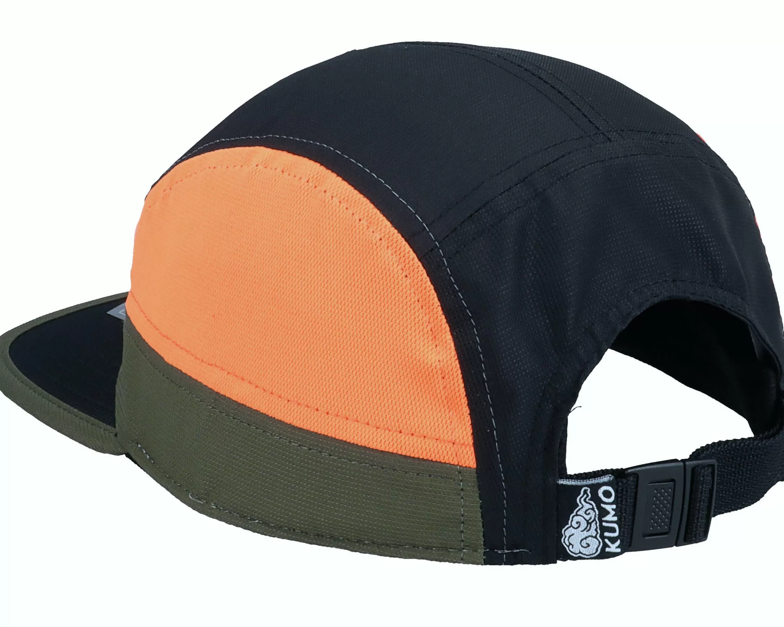 Kumo Cloudfit Olive/Black/Orange 5-Panel - -Unisex 5-Panel