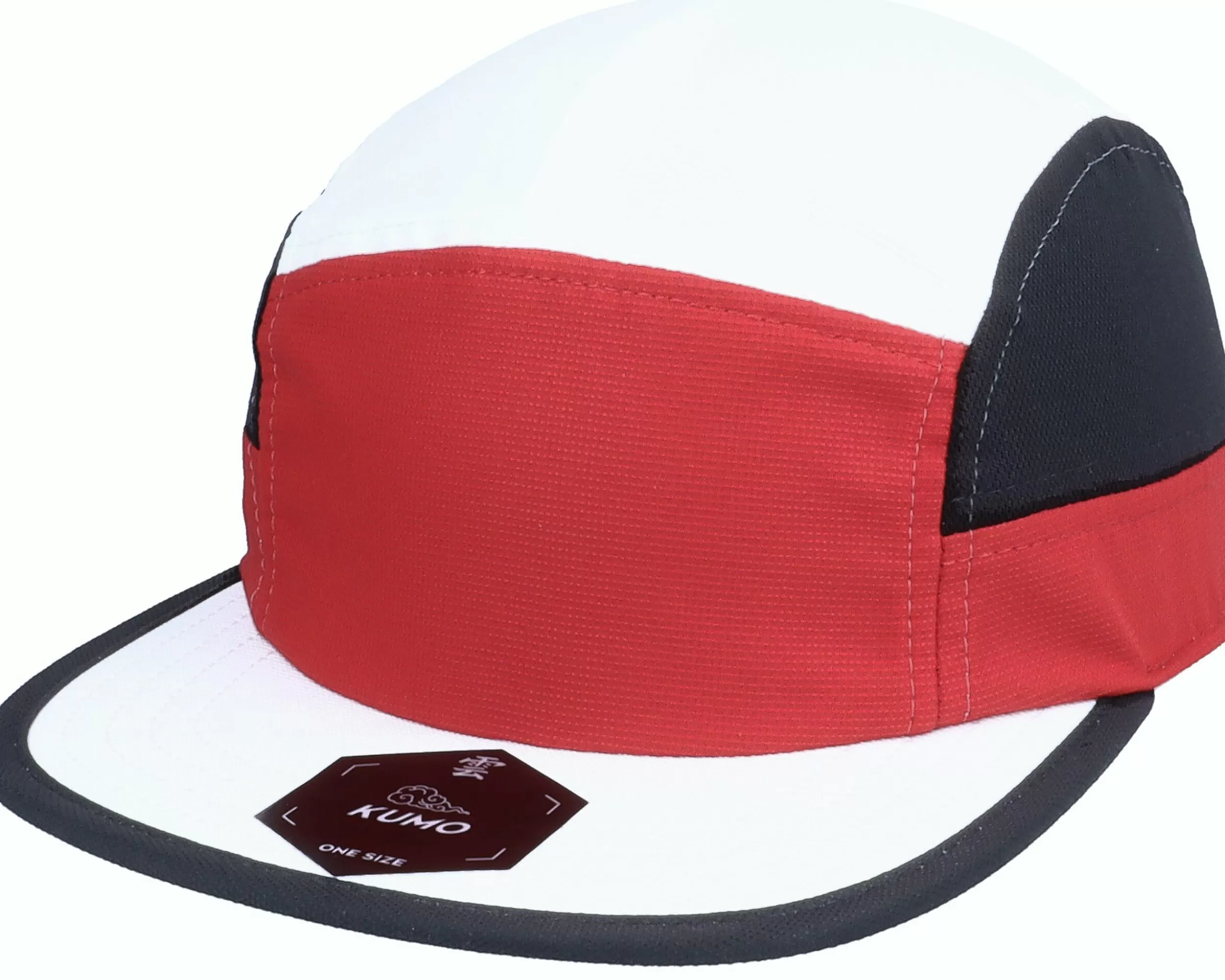 Kumo Cloudfit Red/White/Black 5-Panel - -Unisex 5-Panel