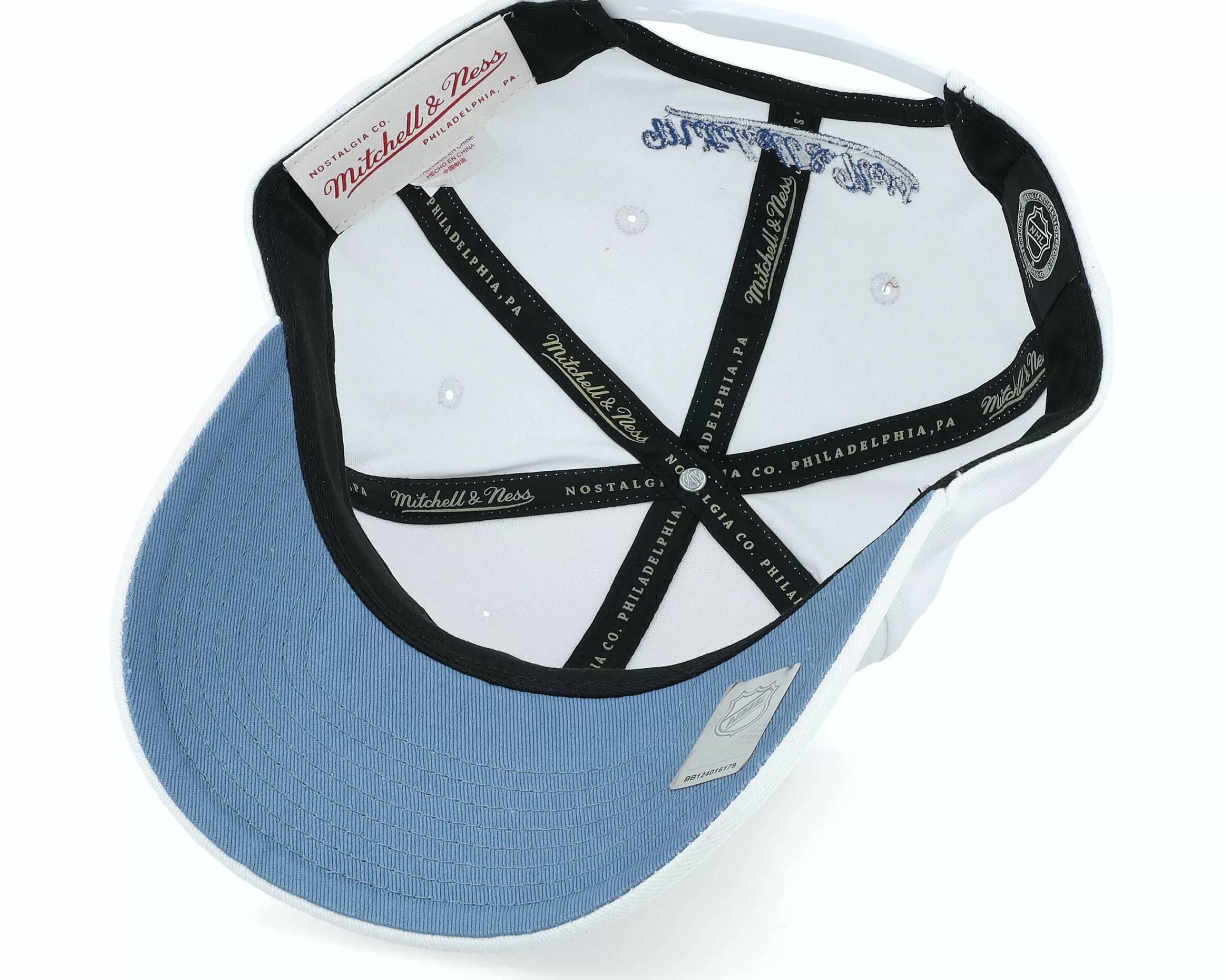 Mitchell & Ness Colorado Avalanche All In Pro White Adjustable - -Unisex Adjustable