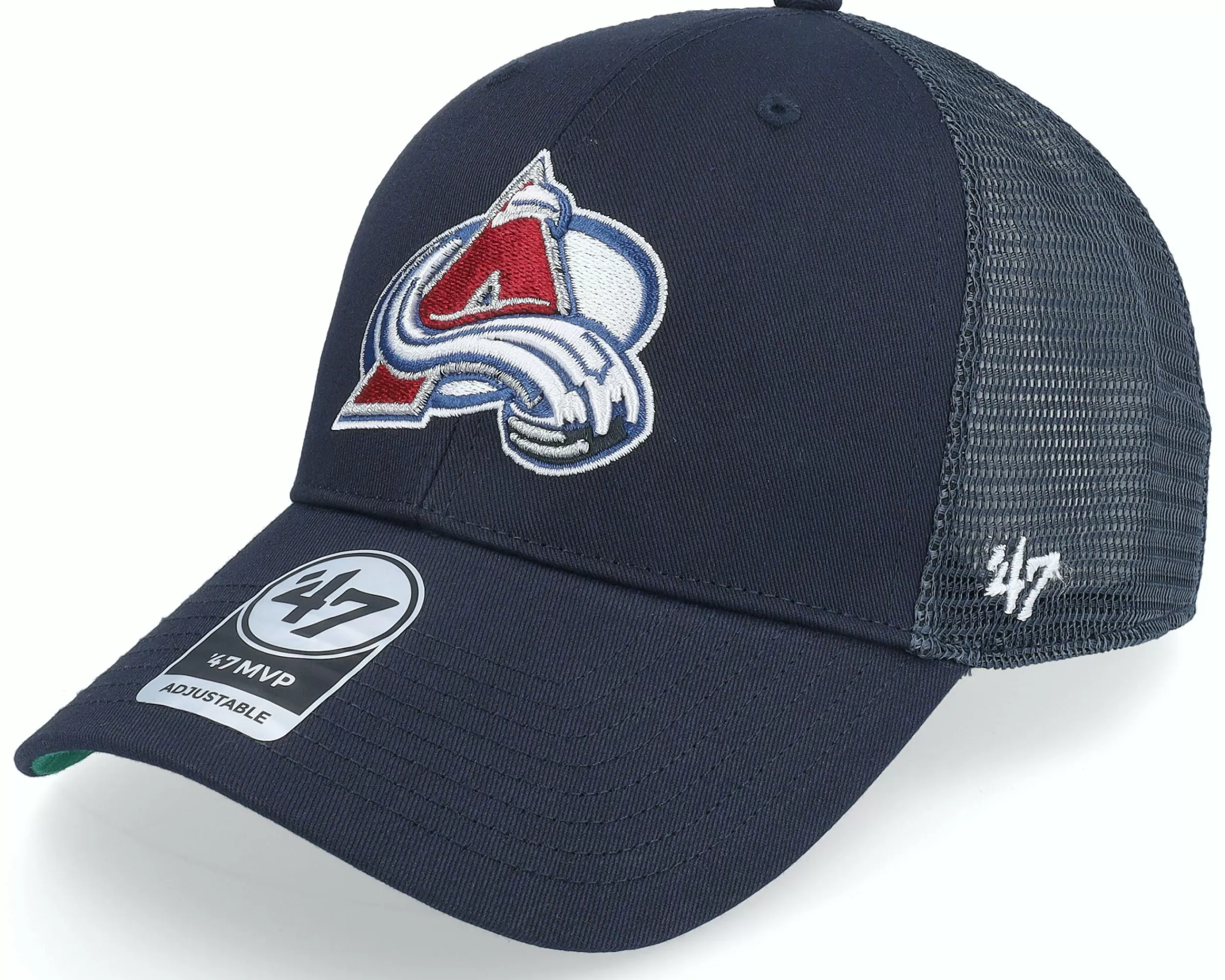 47 Brand Colorado Avalanche Branson Mvp Navy/Silver Trucker - -Unisex Trucker