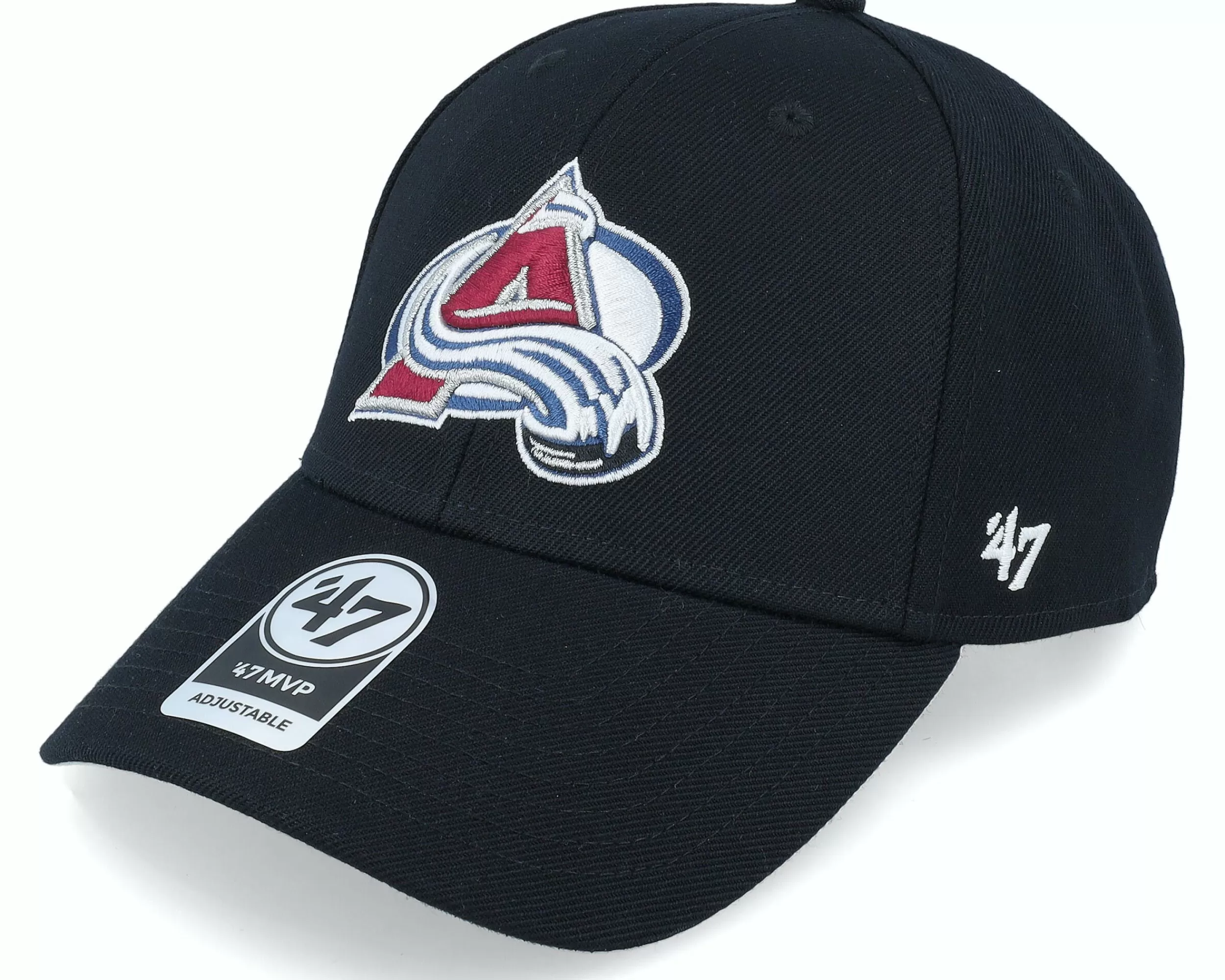 47 Brand Colorado Avalanche Mvp Black/White Adjustable - -Unisex Adjustable