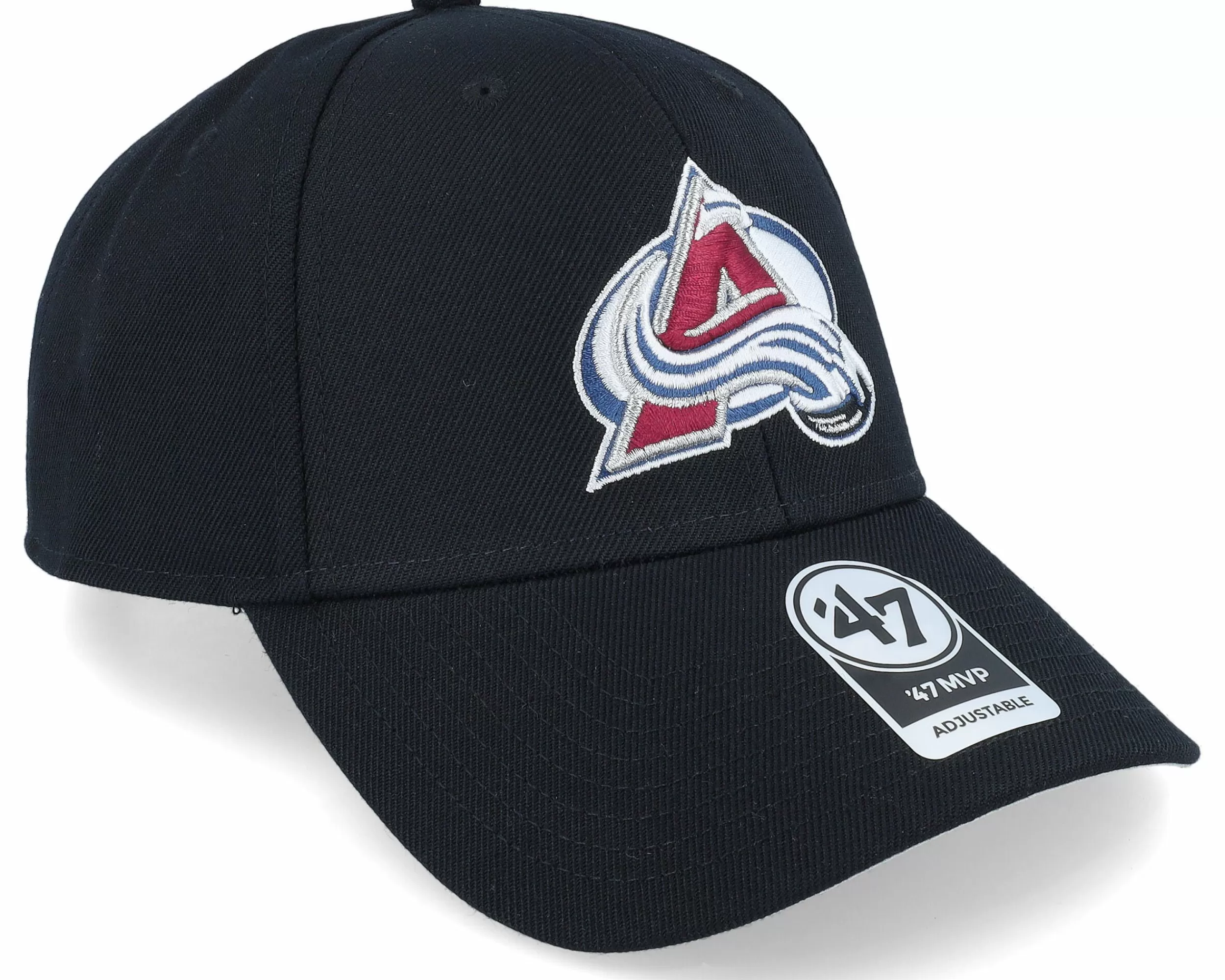 47 Brand Colorado Avalanche Mvp Black/White Adjustable - -Unisex Adjustable