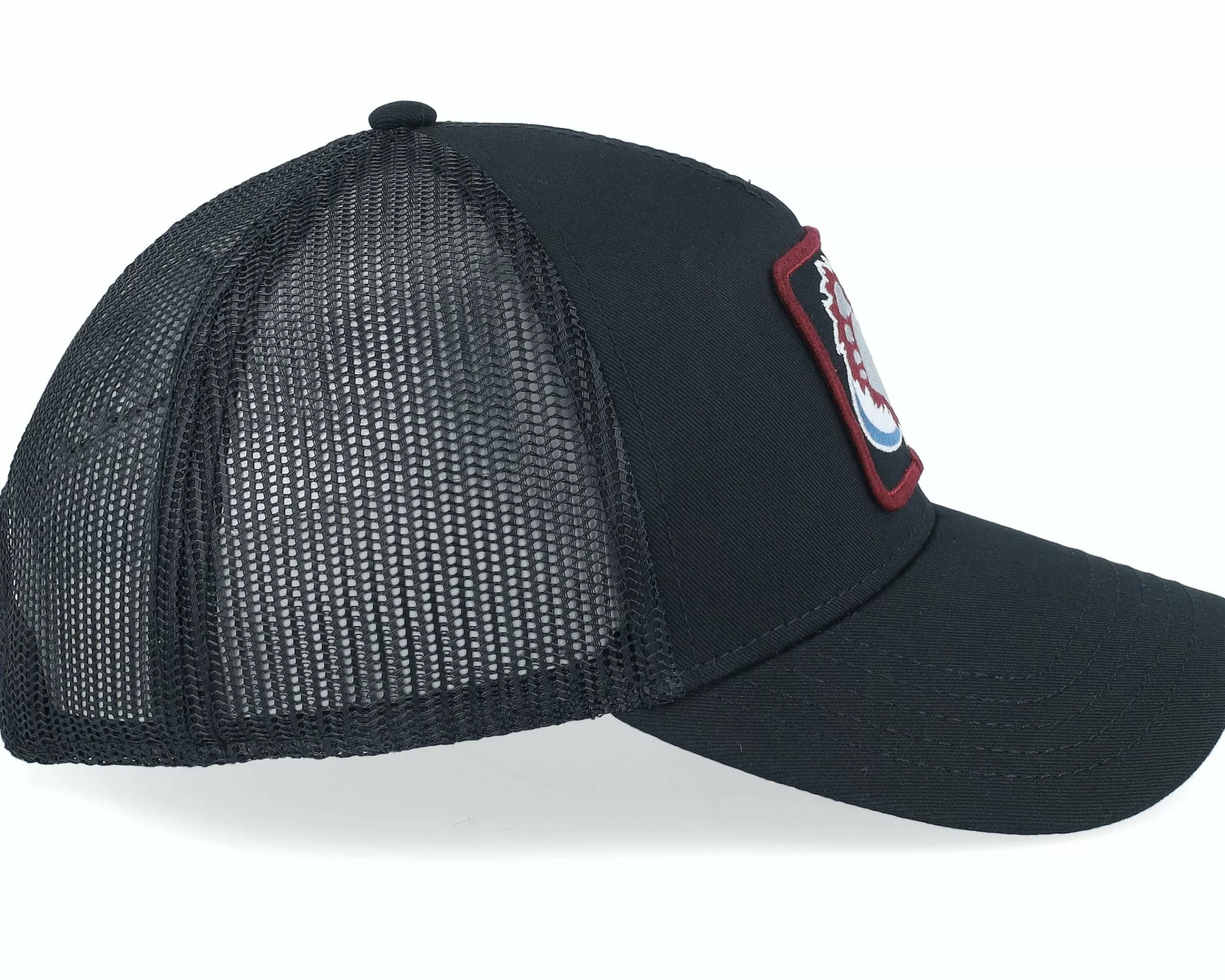 American Needle Colorado Avalanche Valin Black Trucker - -Unisex Trucker