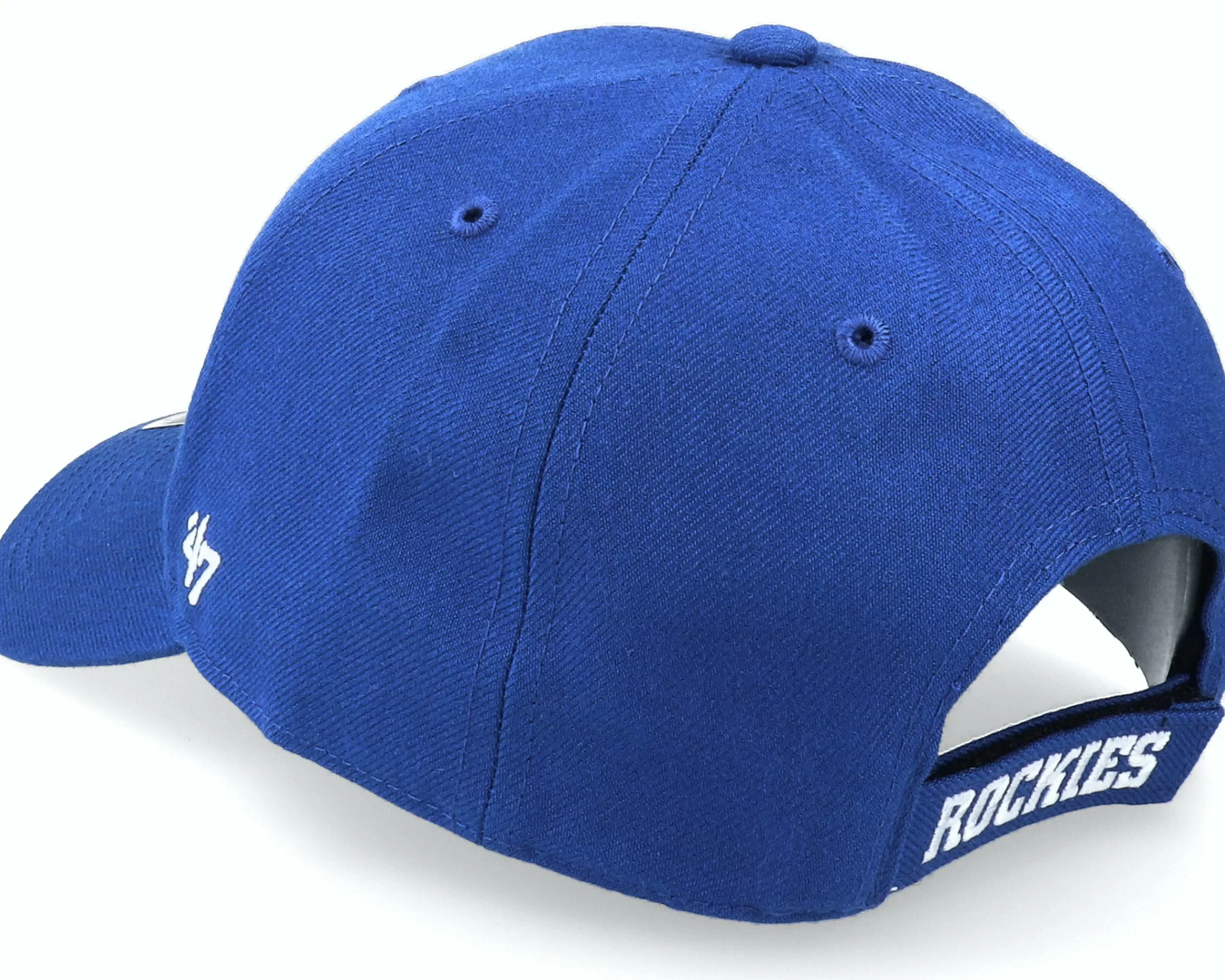 47 Brand Colorado Rockies Vintage Colorado Rockies Mvp Royal Blue Adjustable - -Unisex Adjustable