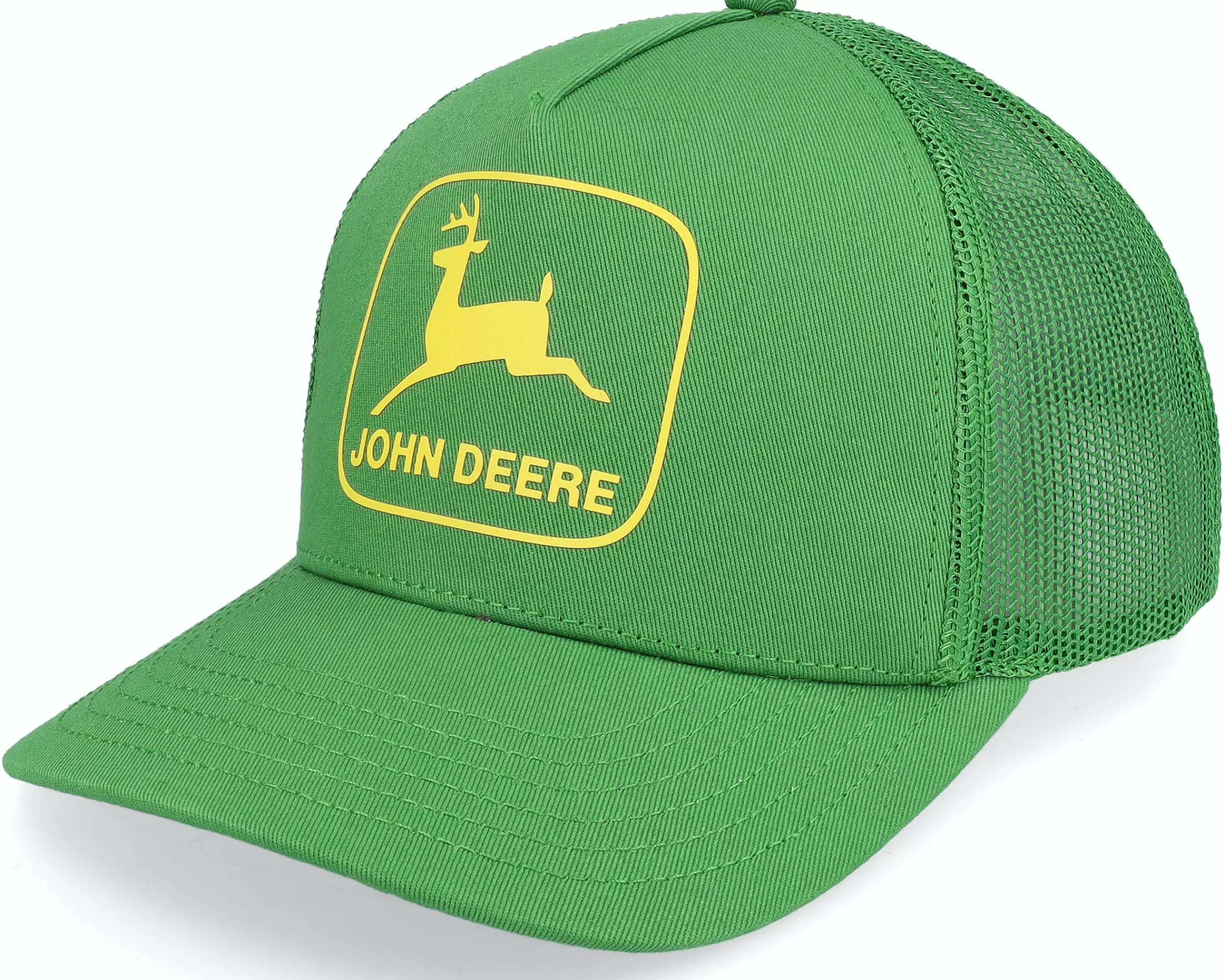 John Deere Cotton Twill Cap Green Trucker - -Unisex Trucker