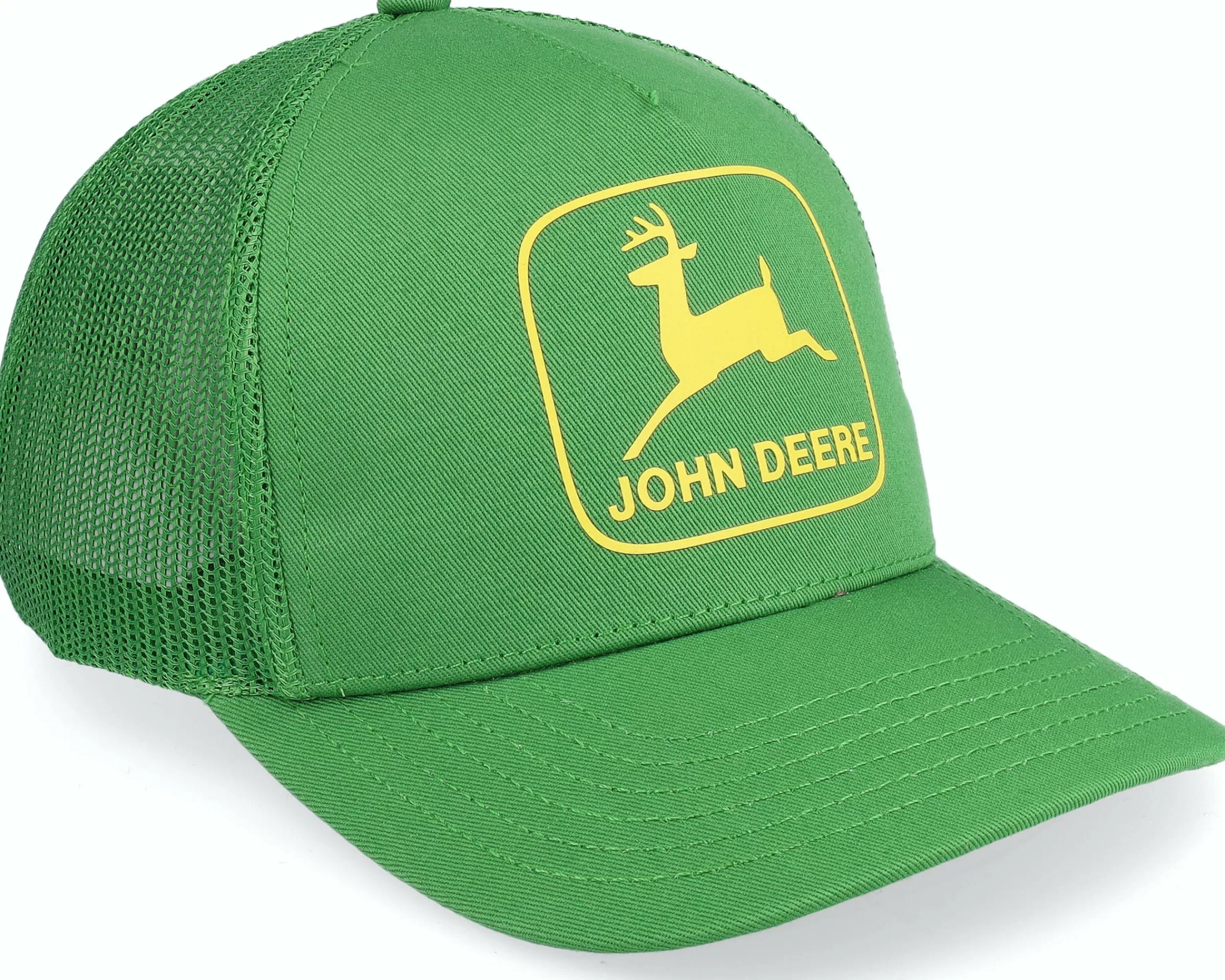 John Deere Cotton Twill Cap Green Trucker - -Unisex Trucker