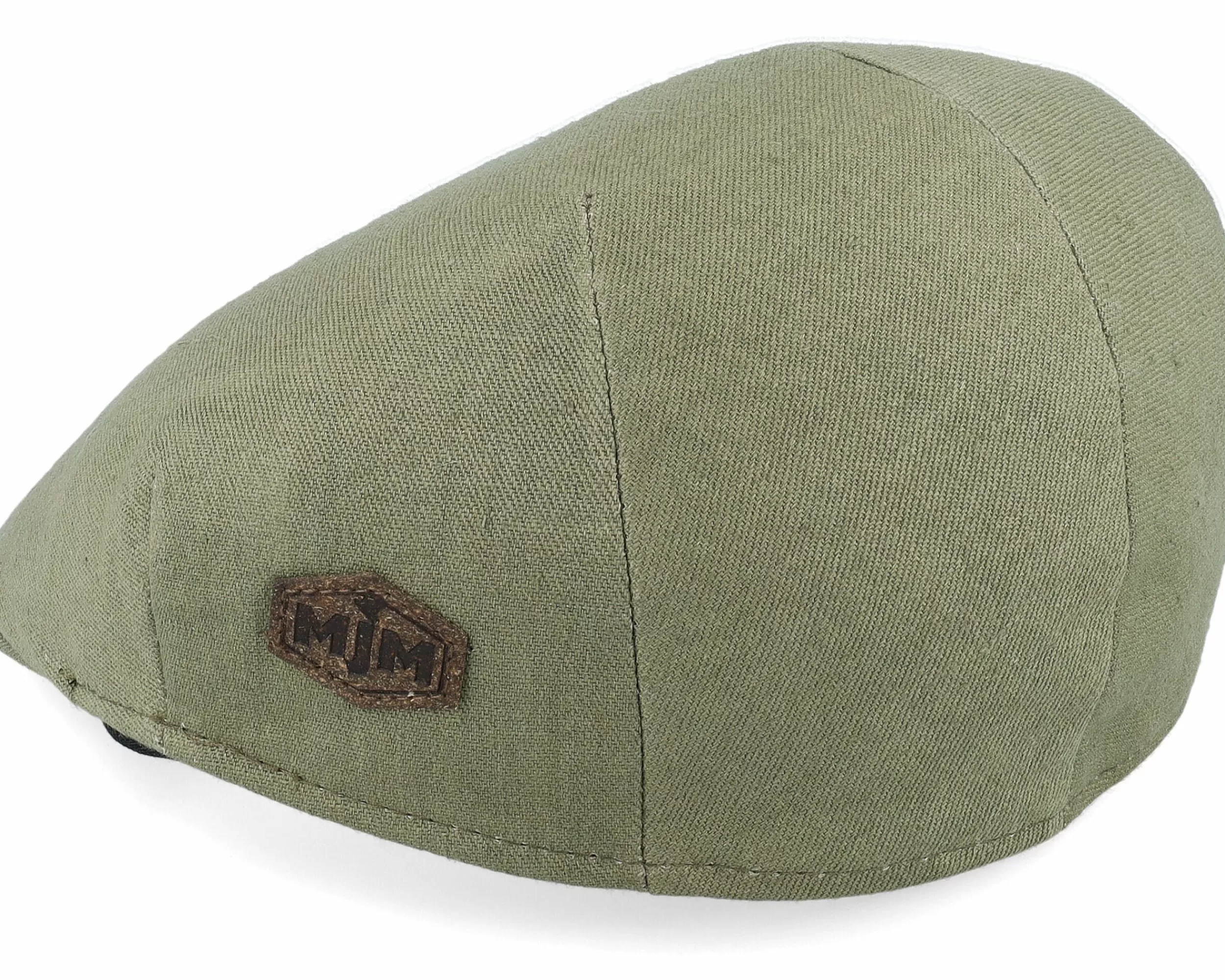 MJM Hats Country Hemp Olive Flatcap - -Unisex Flat Caps