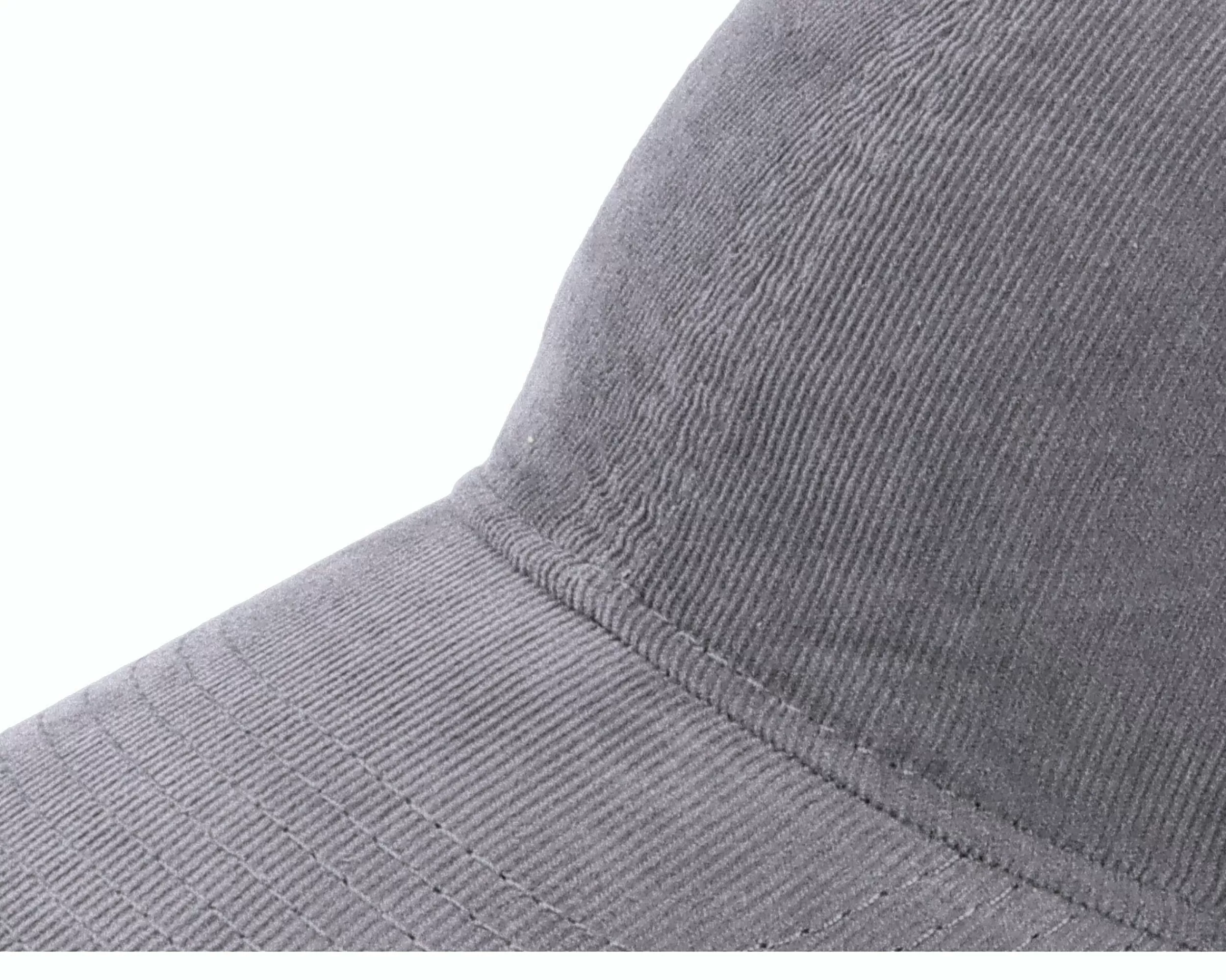 Atlantis Creep Grigio Scuro Charcoal Thin Cord Dad Cap - -Unisex Dad Cap