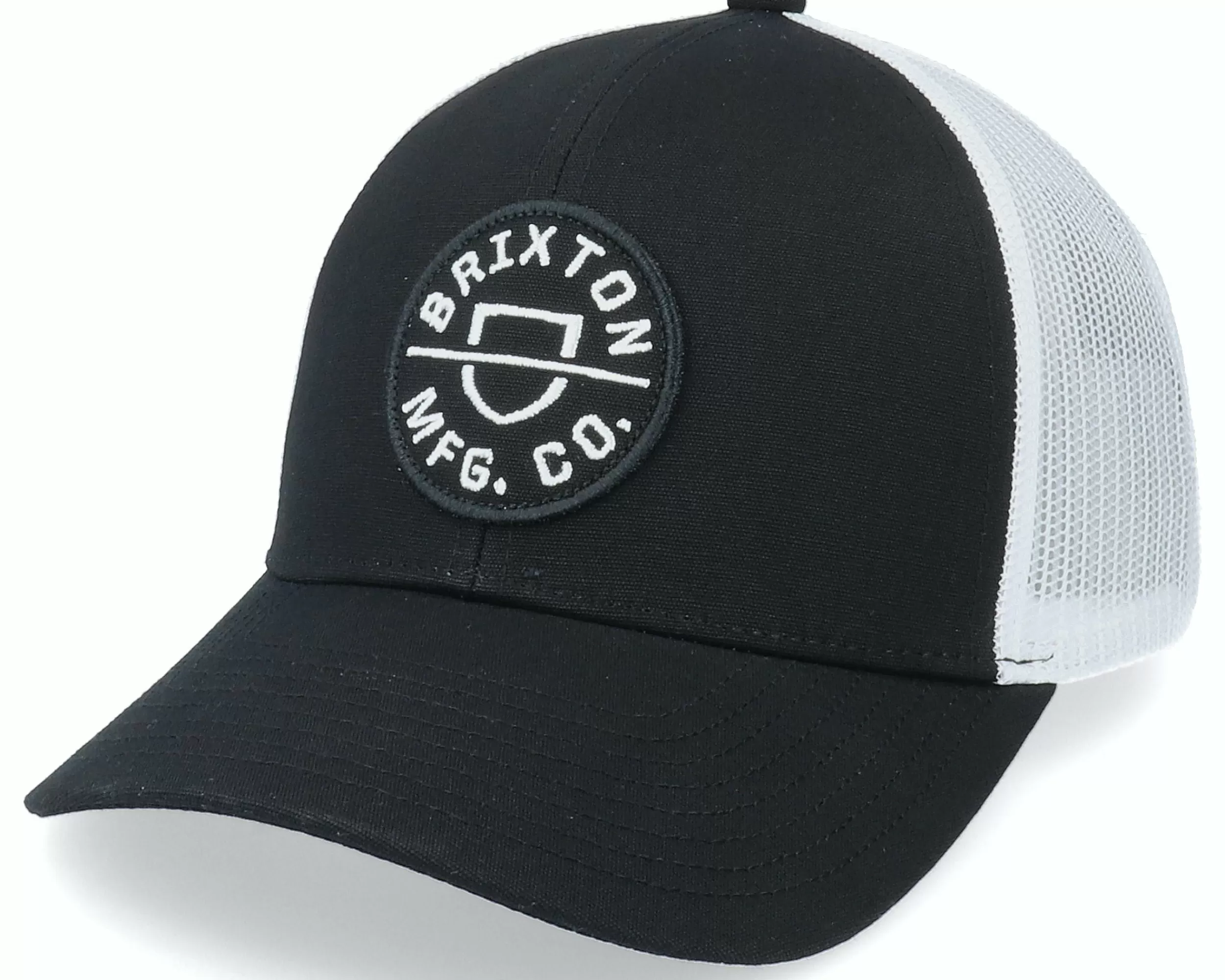 Brixton Crest X Mp Mesh Black/White Trucker - -Unisex Trucker