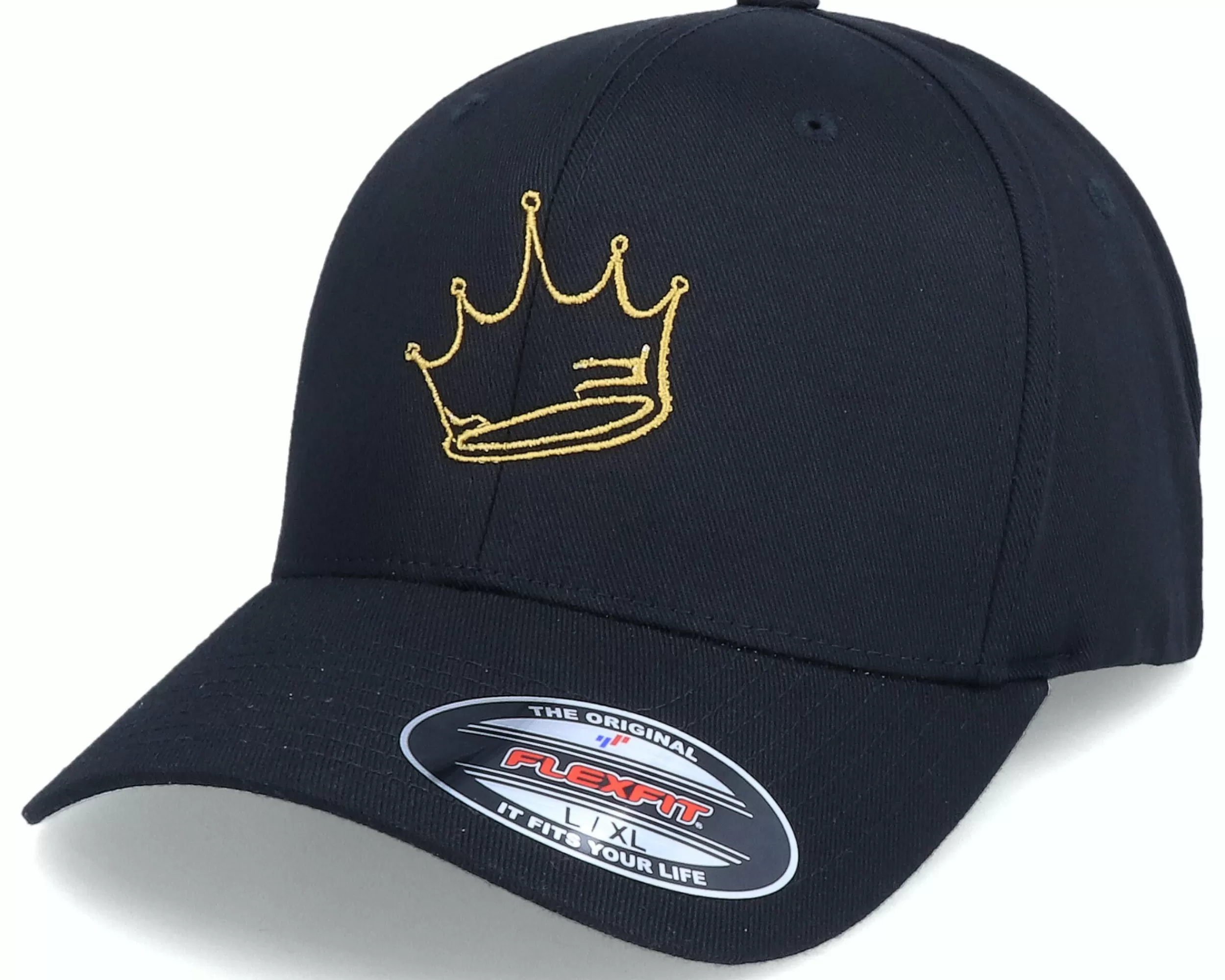 Iconic Crown Of The Monarch Black Flexfit - -Unisex Flexfit