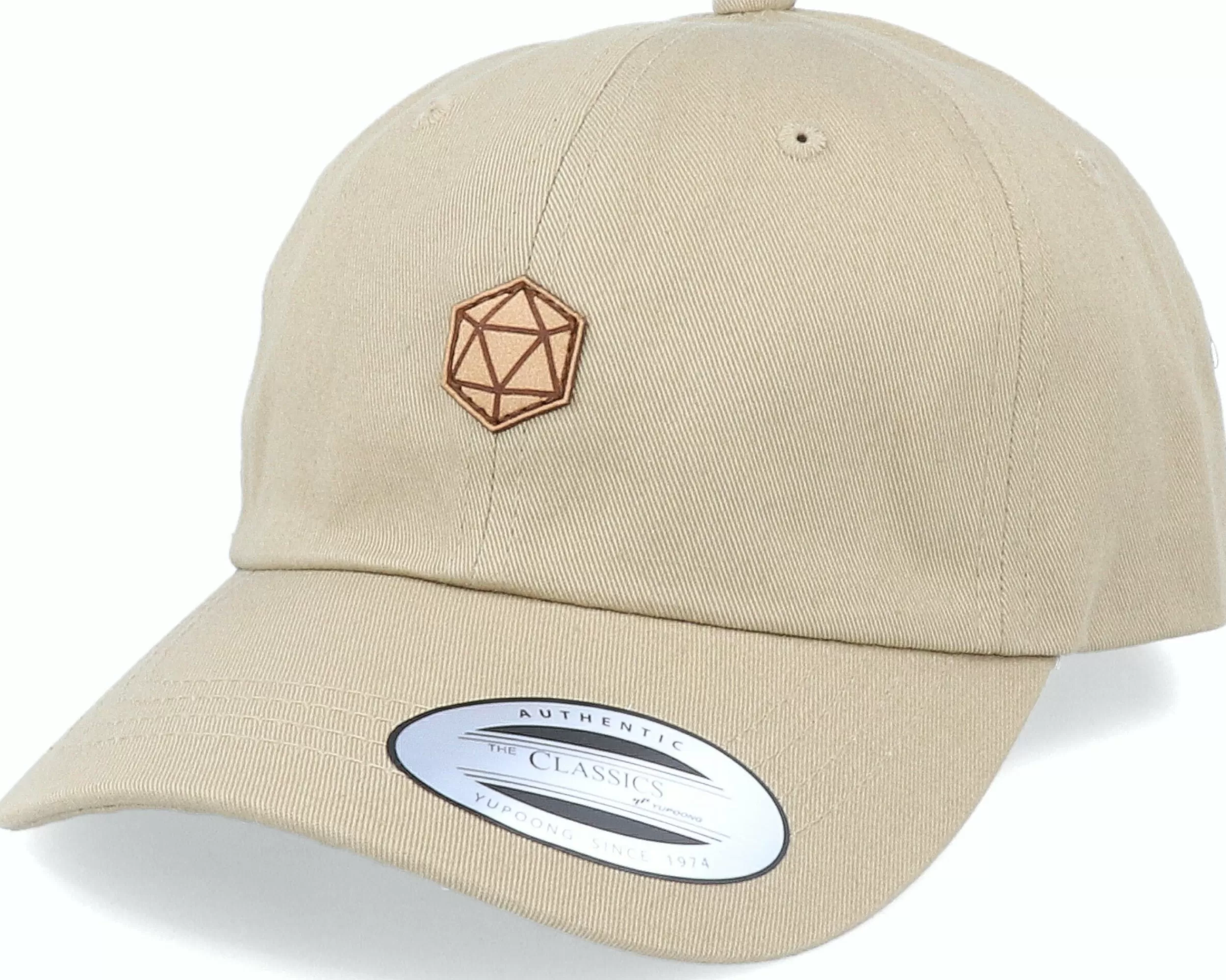 Gamerz D20 Patch Khaki Dad Cap - -Unisex Dad Cap