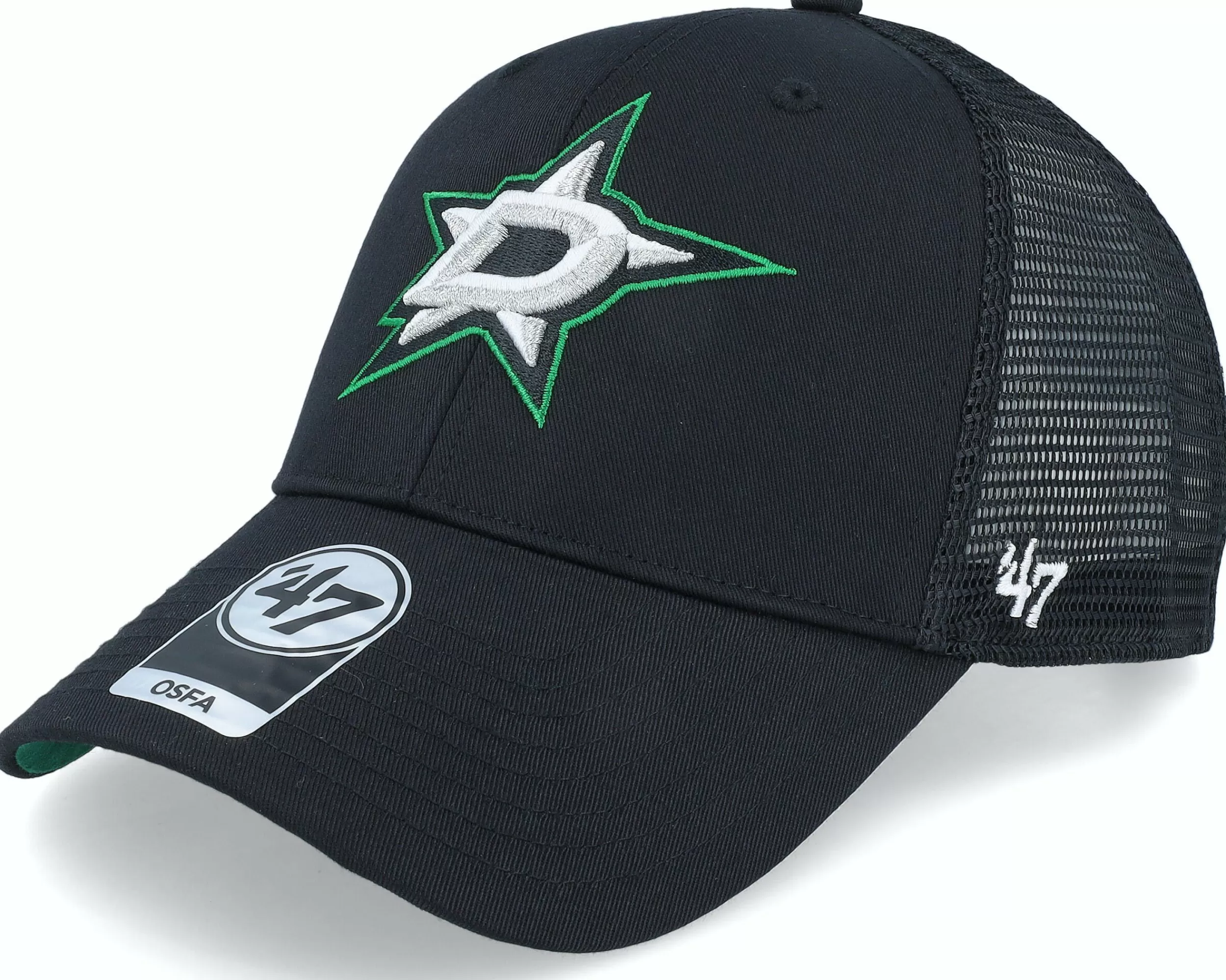 47 Brand Dallas Stars Nhl Branson '47 Mvp Black Trucker - -Unisex Trucker