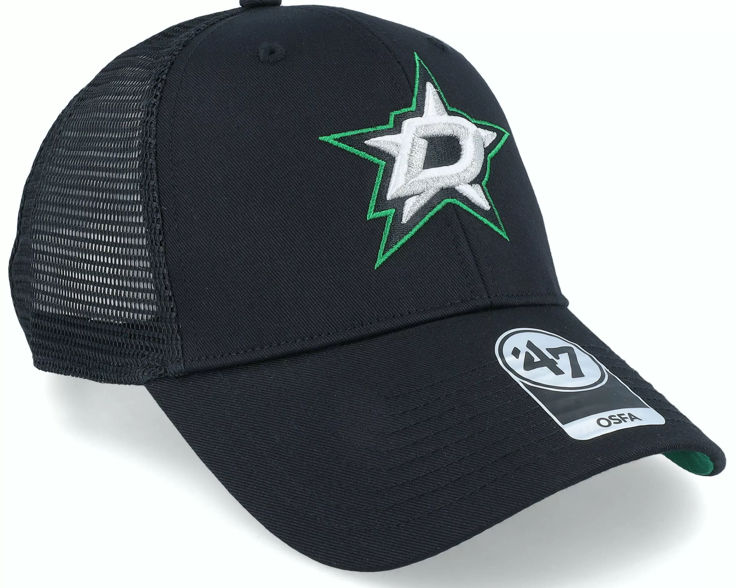 47 Brand Dallas Stars Nhl Branson '47 Mvp Black Trucker - -Unisex Trucker