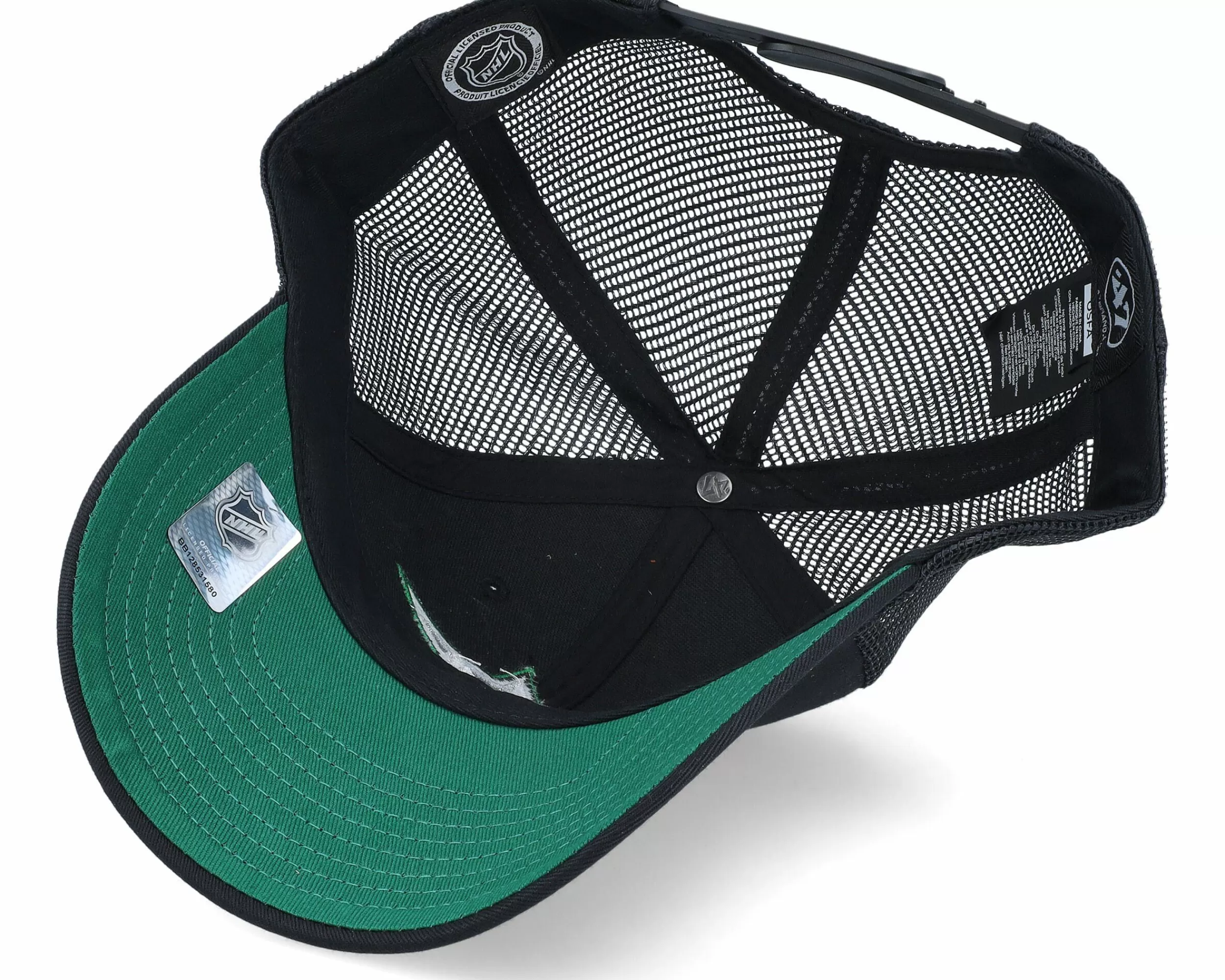 47 Brand Dallas Stars Nhl Branson '47 Mvp Black Trucker - -Unisex Trucker