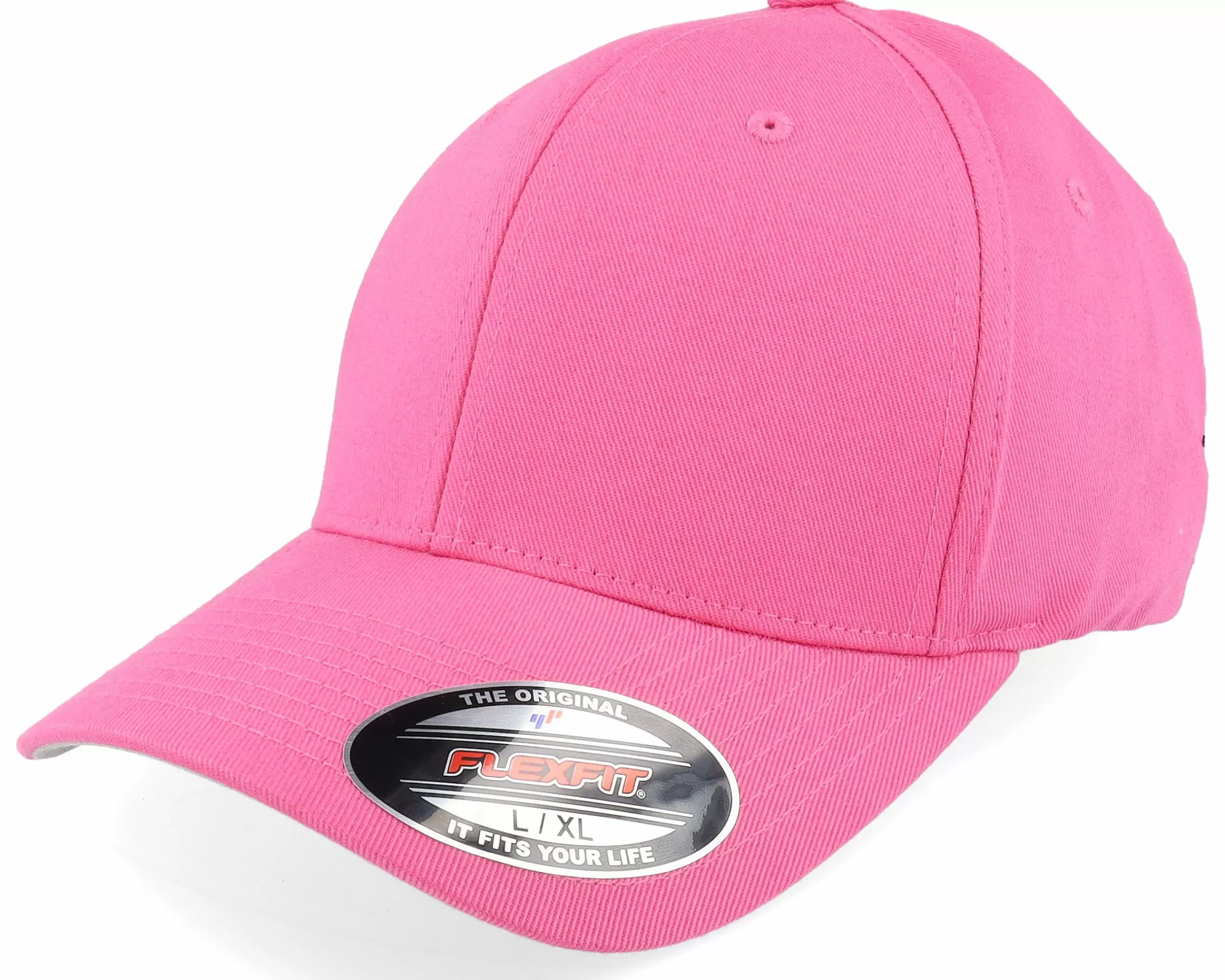 Flexfit Dark Pink Wooly Combed - -Unisex Flexfit