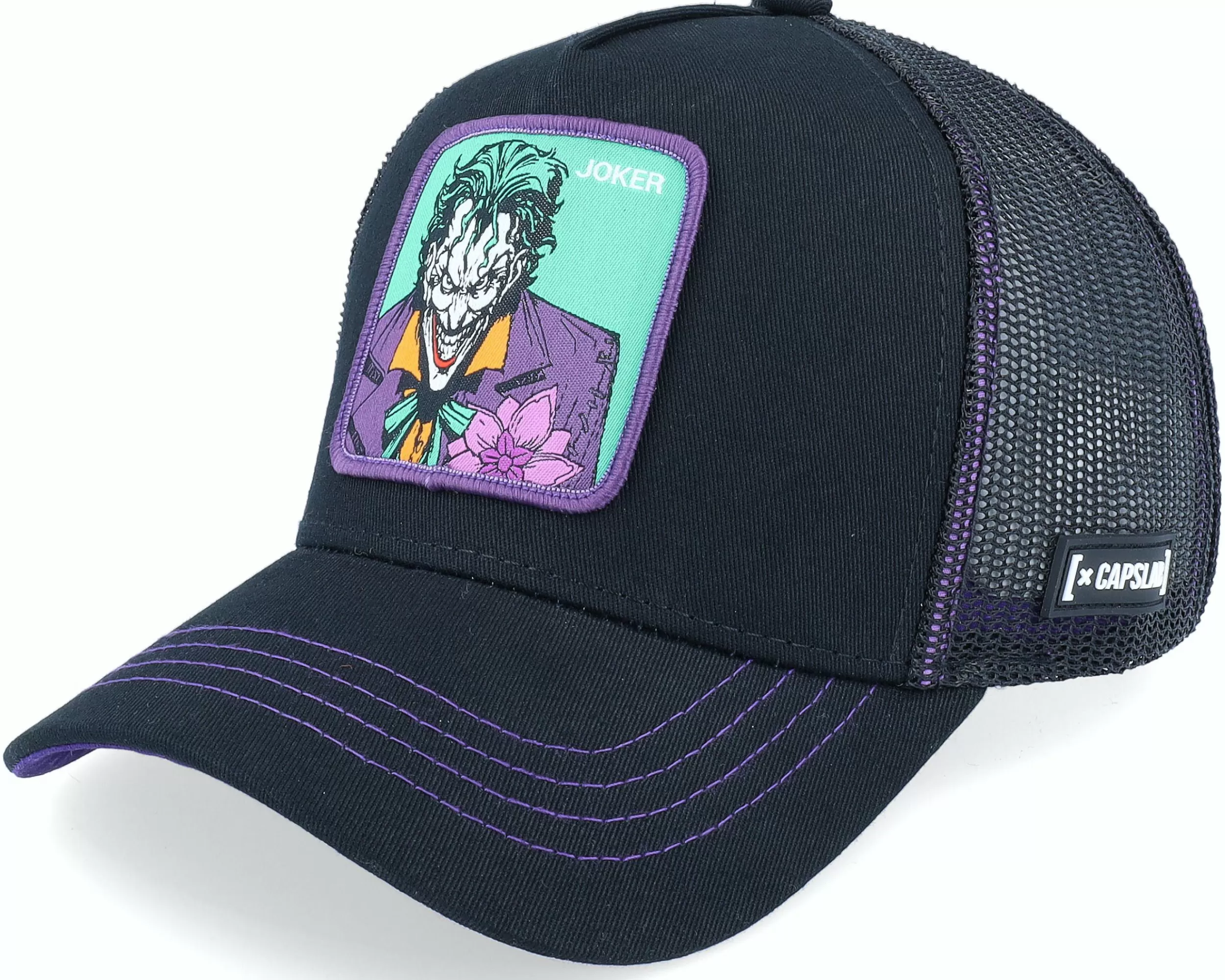 Capslab Dc Joker Black Trucker - -Unisex Trucker