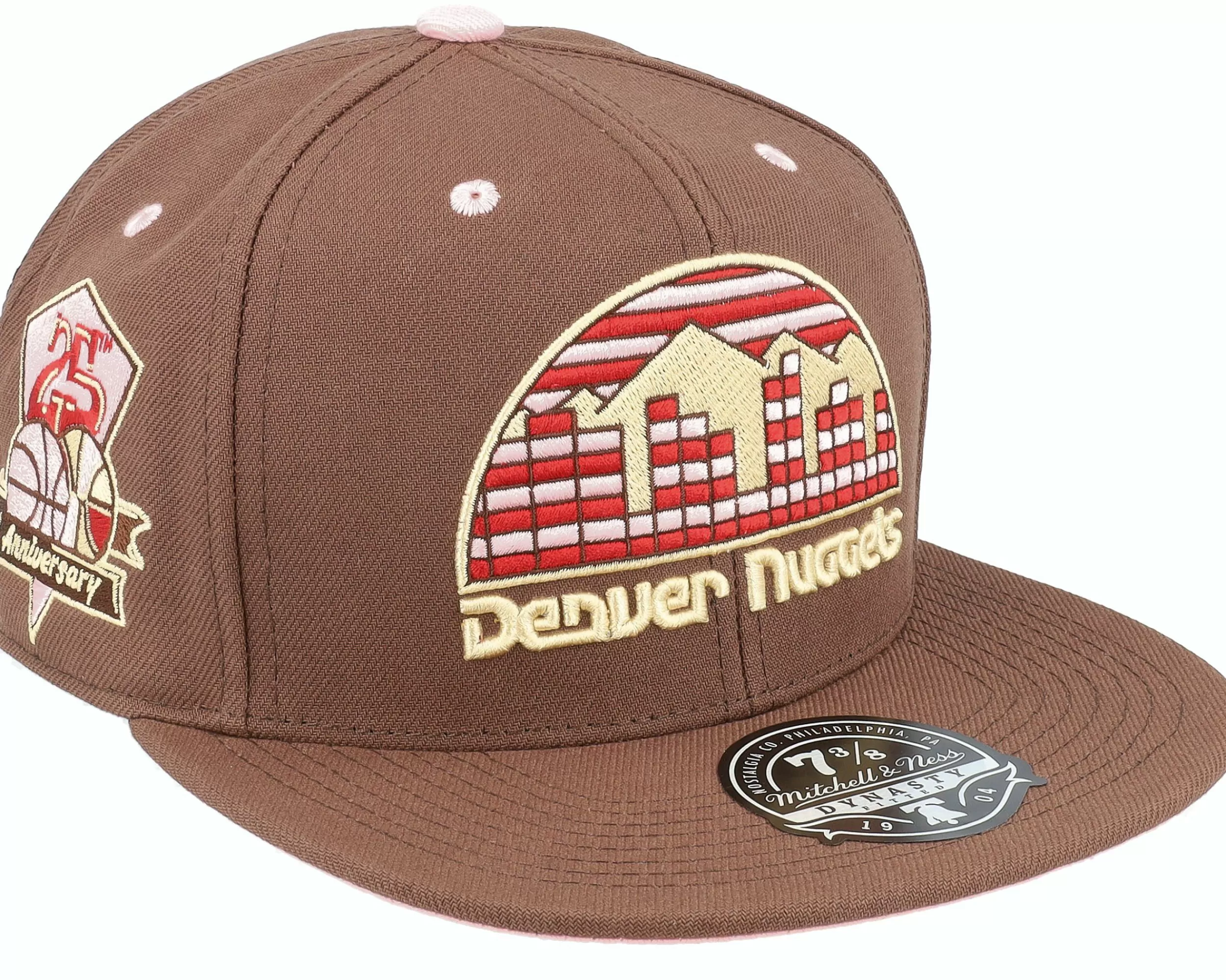 Mitchell & Ness Denver Nuggets Brown Sugar Bacon Fitted - -Unisex Fitted