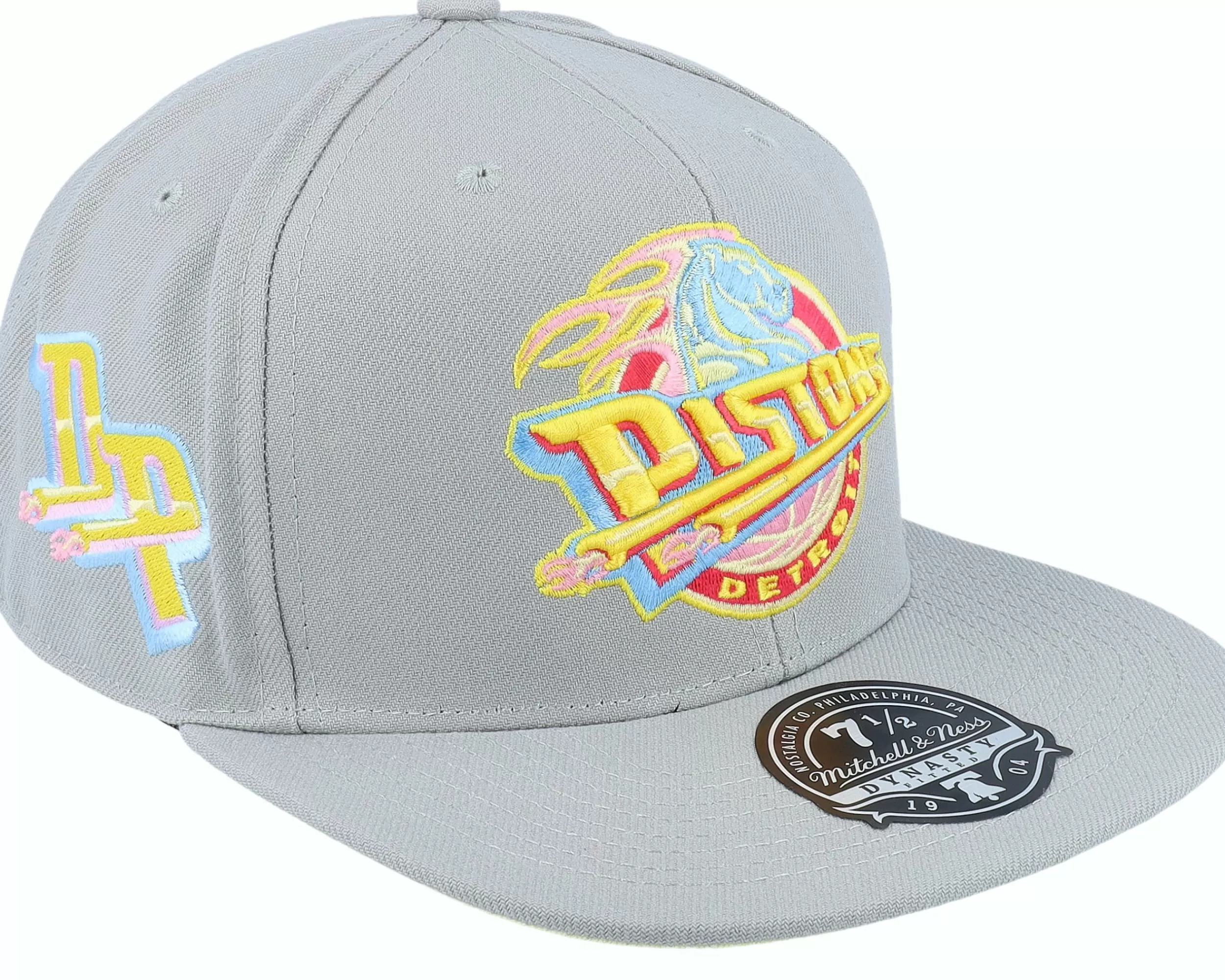 Mitchell & Ness Detroit Pistons Til Dawn Grey Fitted - -Unisex Fitted