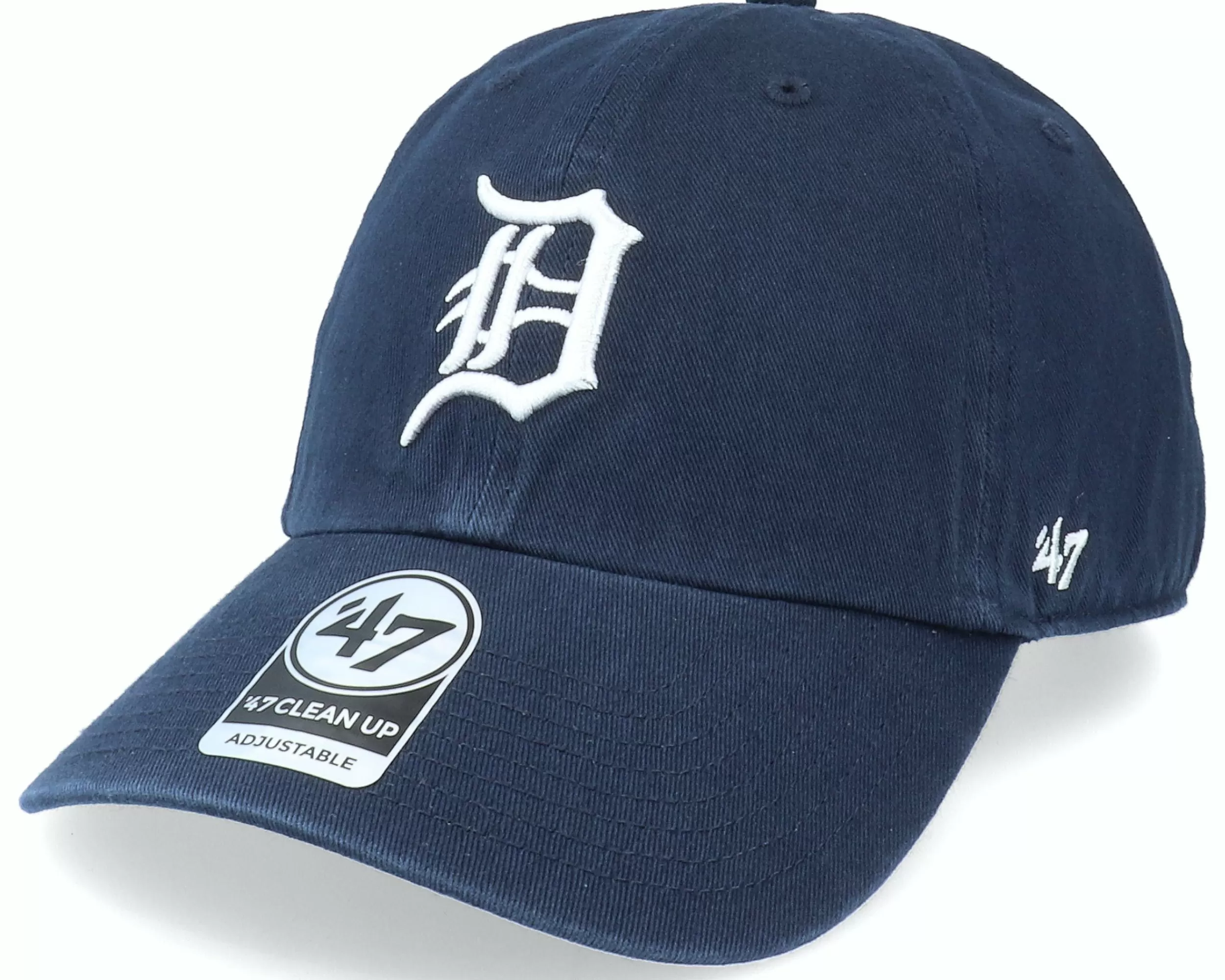 47 Brand Detroit Tigers Clean Up Navy Dad Cap - -Unisex Dad Cap