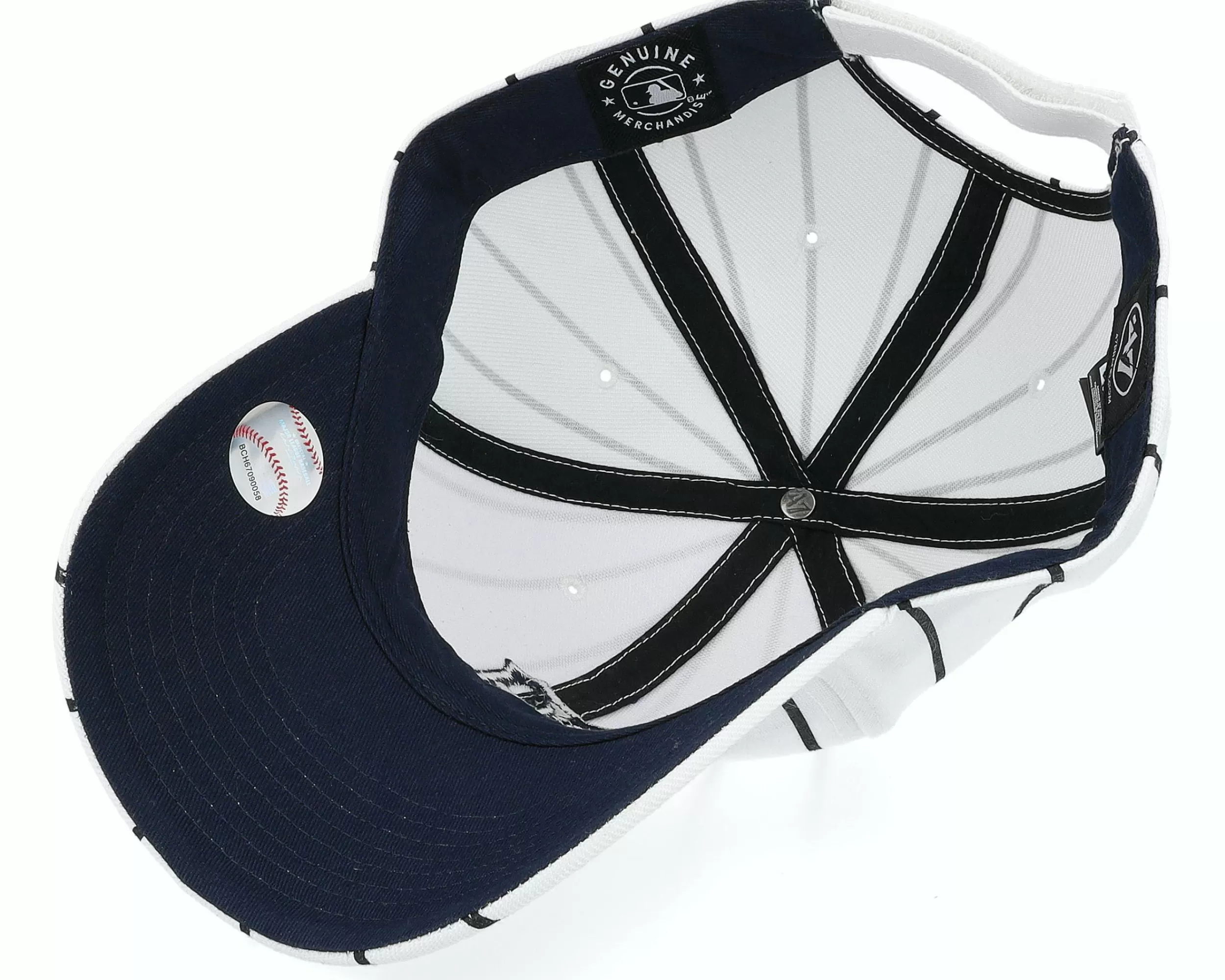 47 Brand Detroit Tigers Mlb Bird Cage Mvp White Adjustable - -Unisex Adjustable
