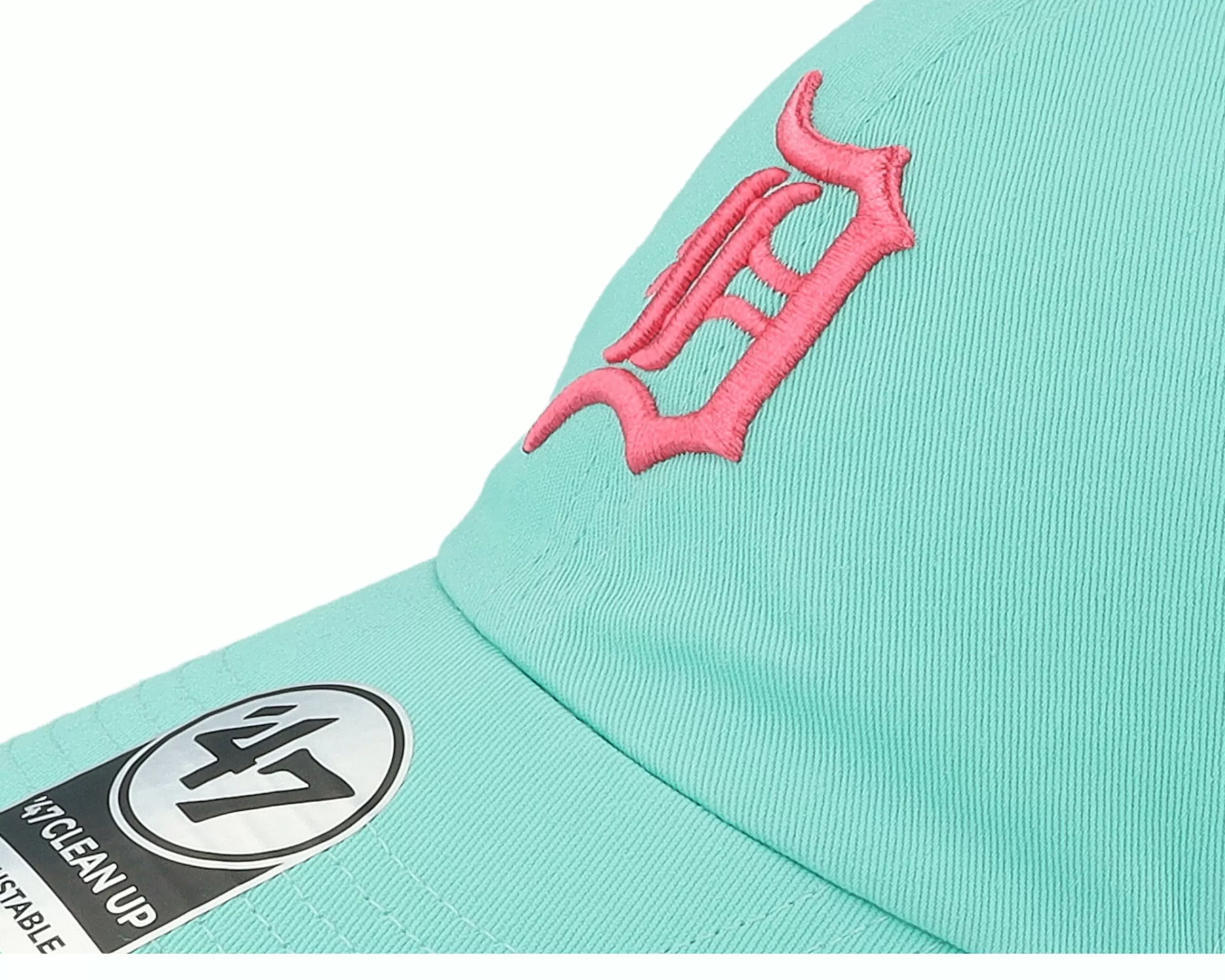 47 Brand Detroit Tigers Mlb Double Under 47 Clean Up Tiffany Blue Dad Cap - -Unisex Dad Cap