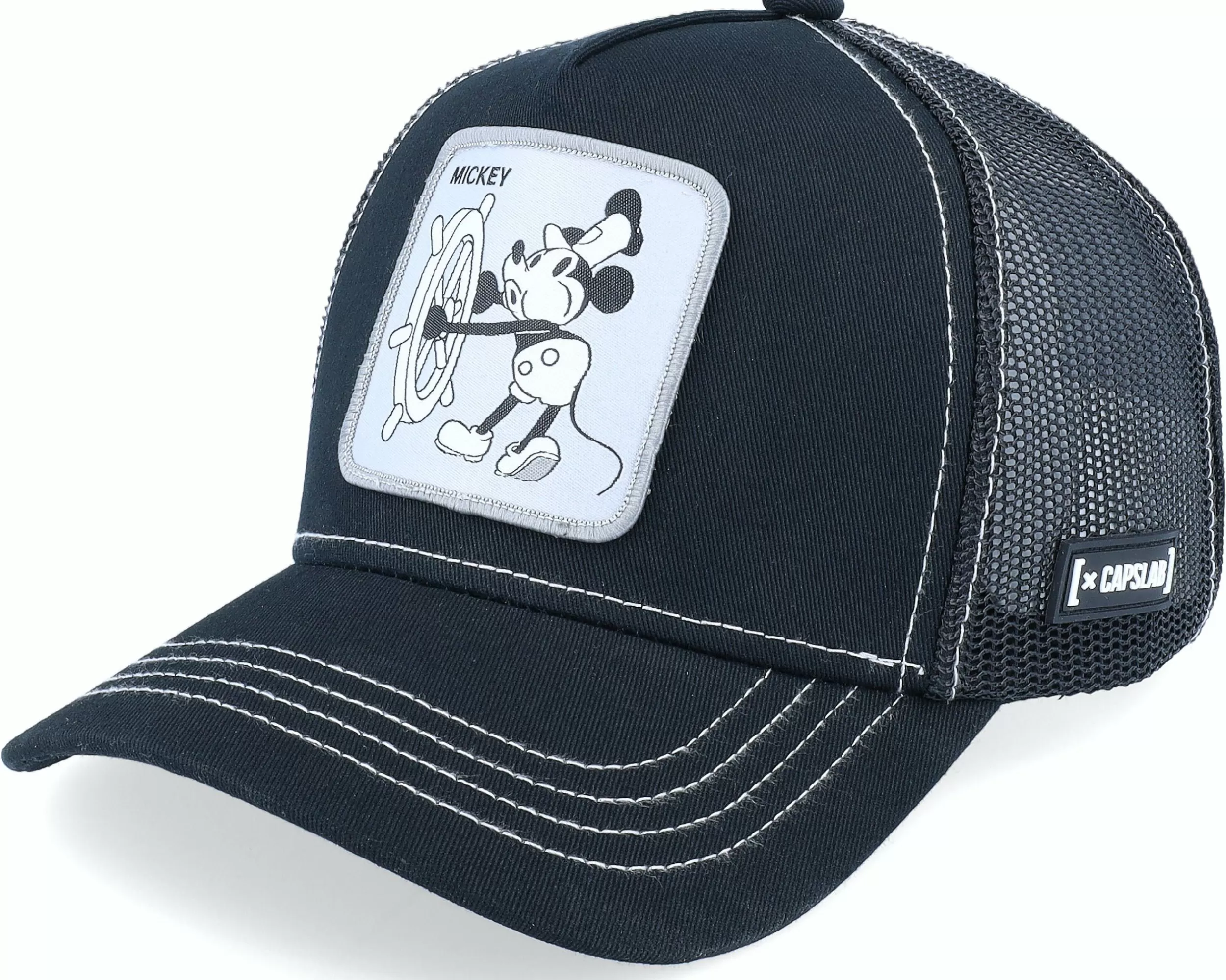 Capslab Disney Mickey Black/Grey Trucker - -Unisex Trucker